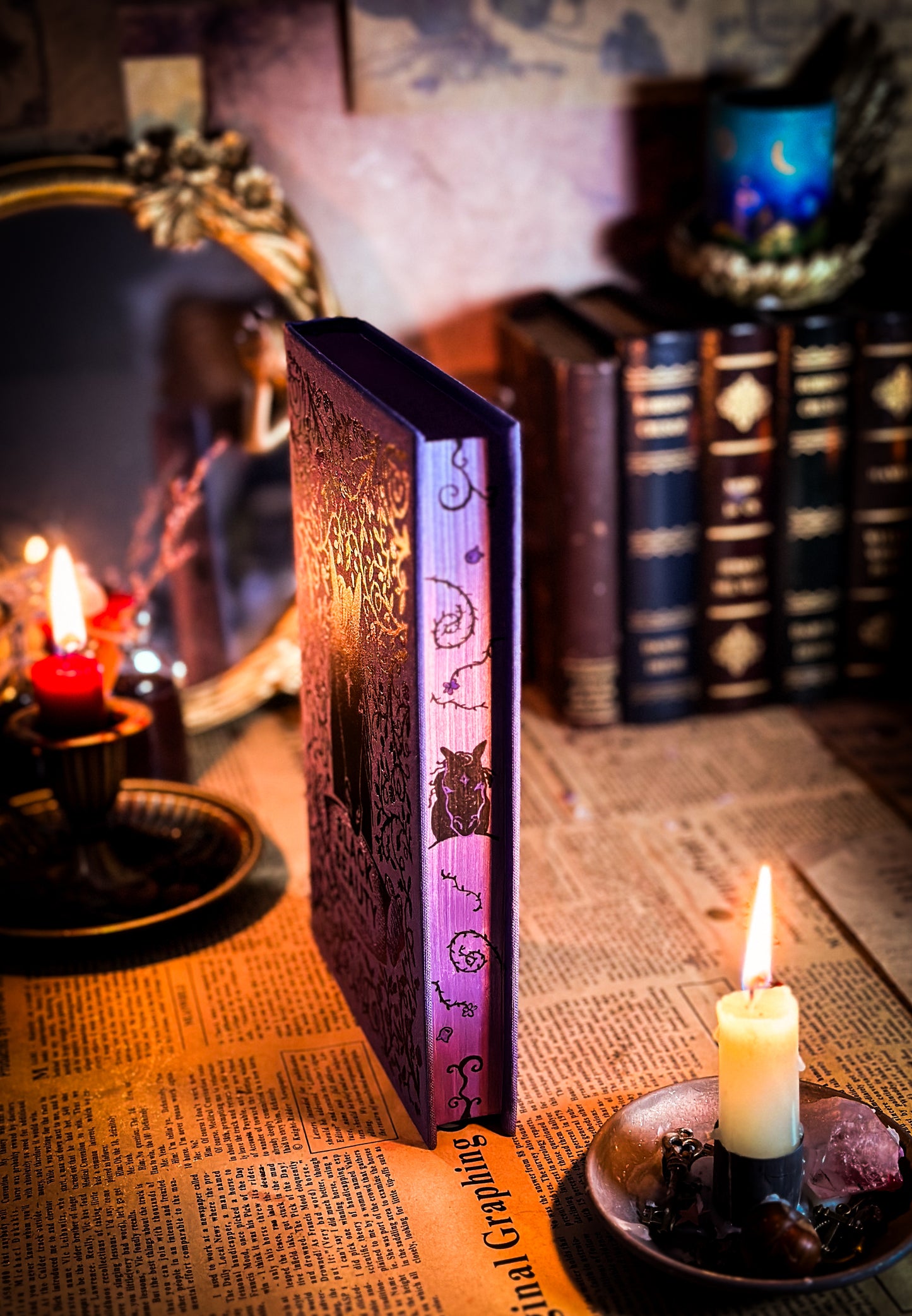 Black Beauty Hand-Painted Book Edges