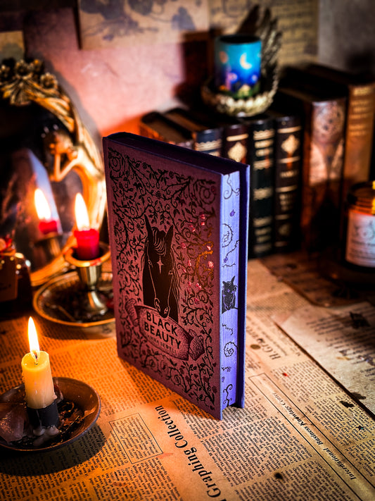 Black Beauty Hand-Painted Book Edges