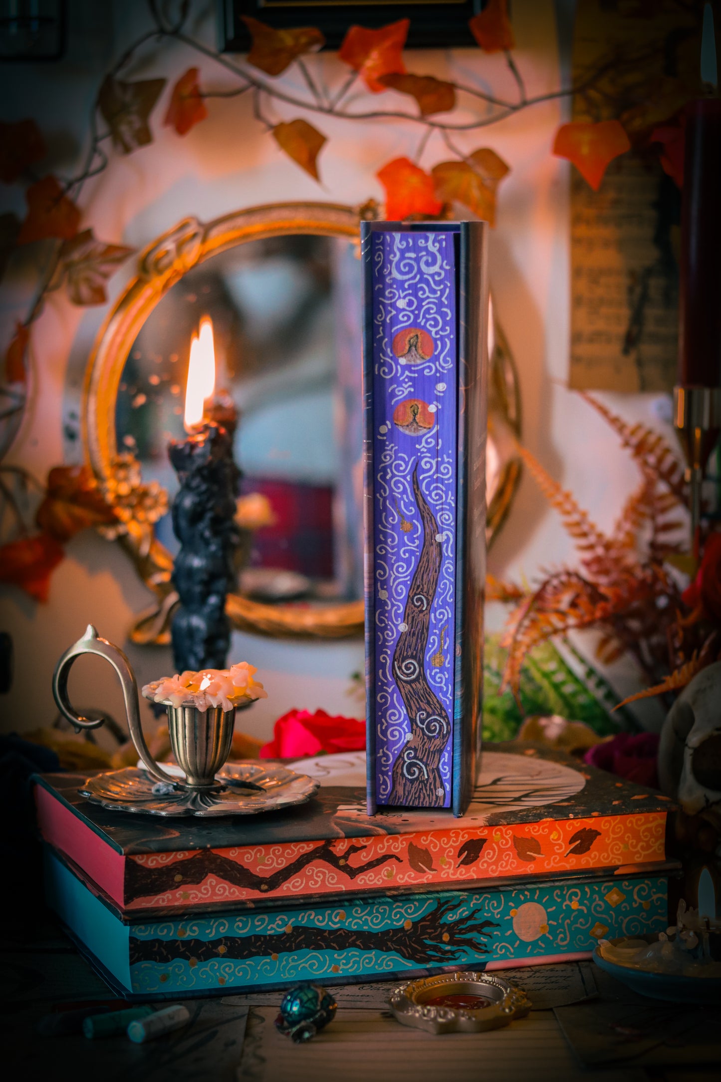 FAITHBREAKER + complete SET HANDPAINTED Book Edges - Special Edition Book - Hannah Kaner (Godkiller, Sunbringer, Faithbreaker)