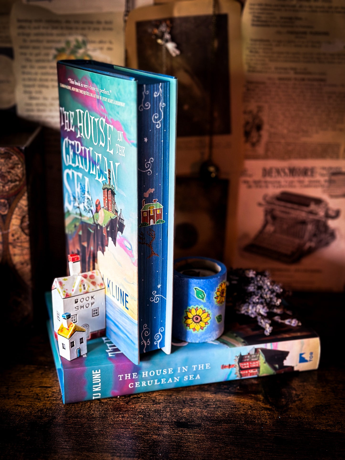 The House in the Cerulean Sea Limited Stock HAND-PAINTED EDGES