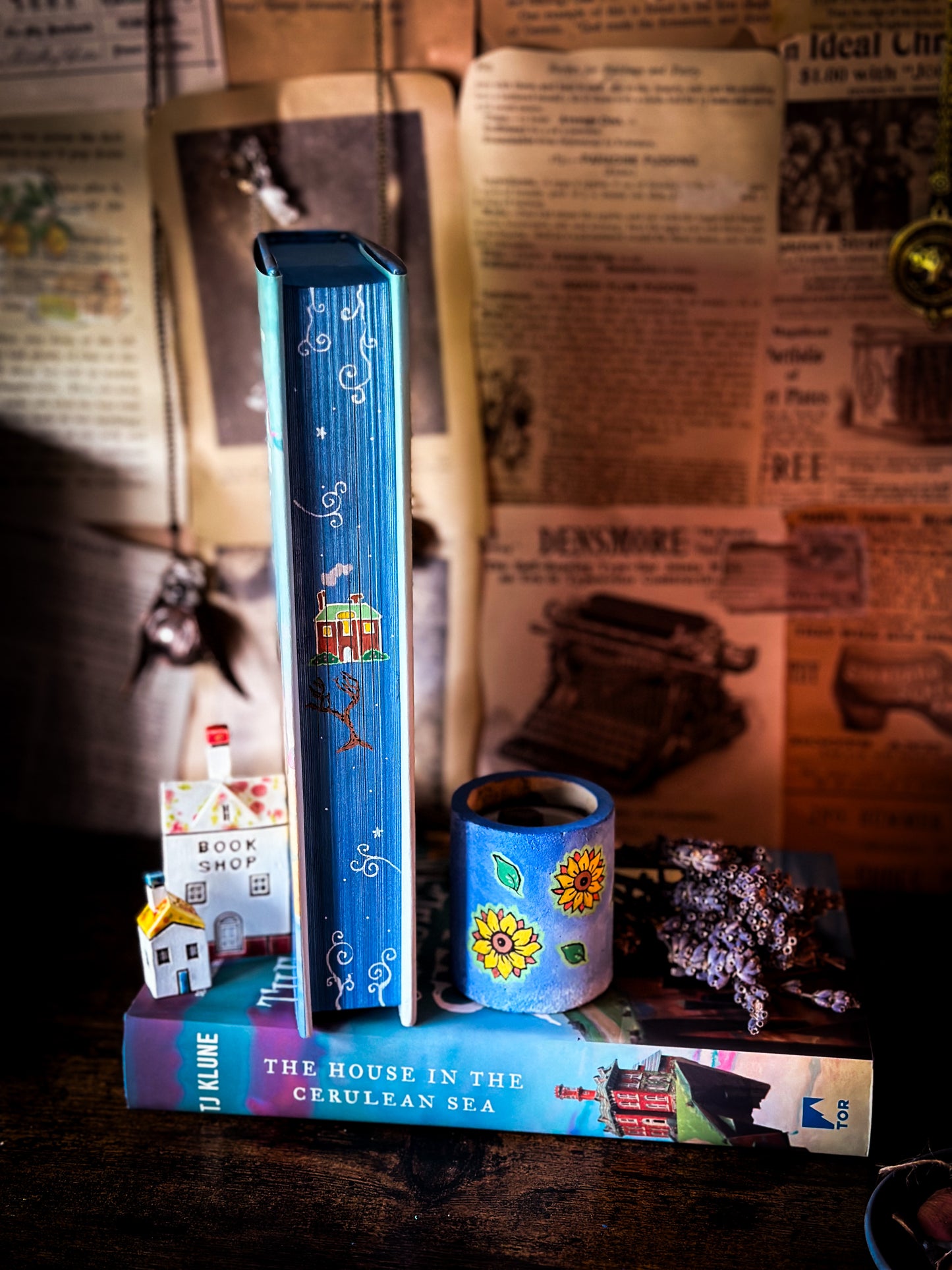 The House in the Cerulean Sea Limited Stock HAND-PAINTED EDGES