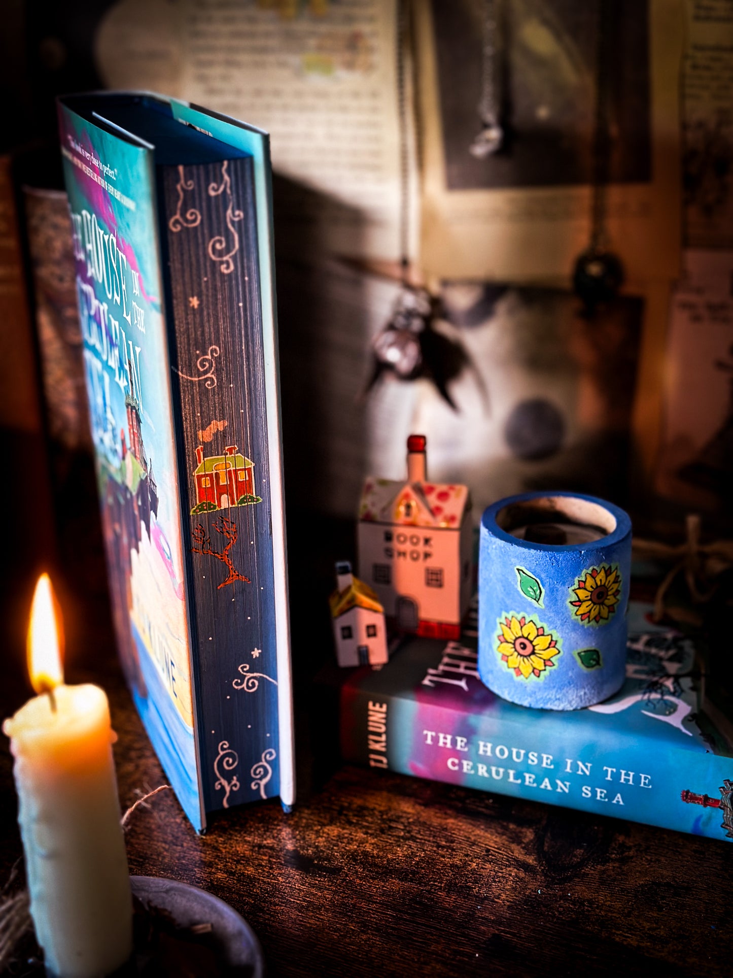 The House in the Cerulean Sea Limited Stock HAND-PAINTED EDGES