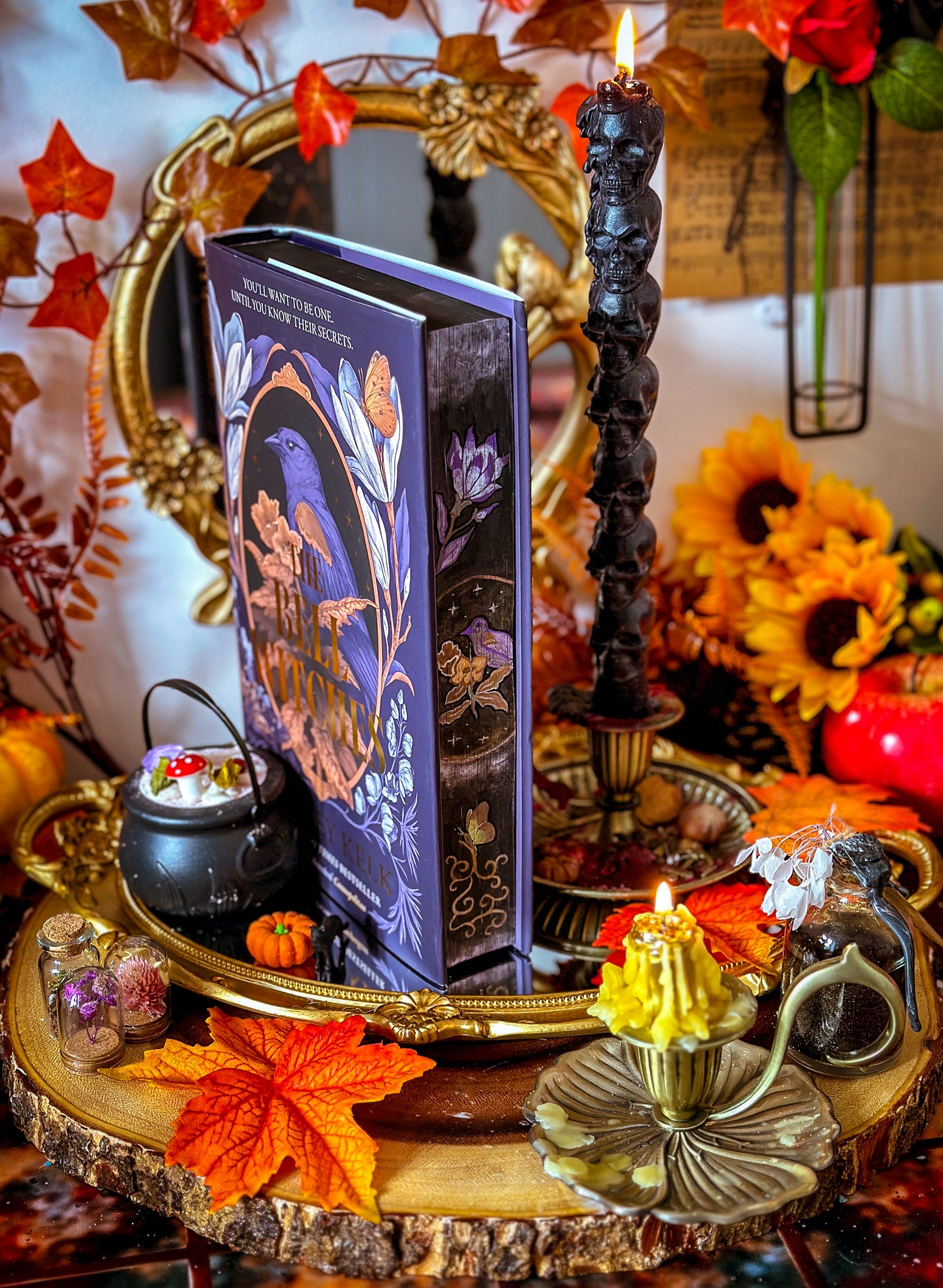 The Bell Witches HANDPAINTED BOOK EDGES - Lindsey Kelk Special Edition Book