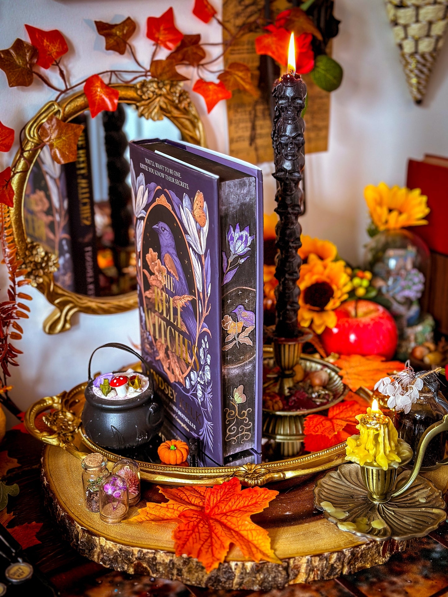 The Bell Witches HANDPAINTED BOOK EDGES - Lindsey Kelk Special Edition Book