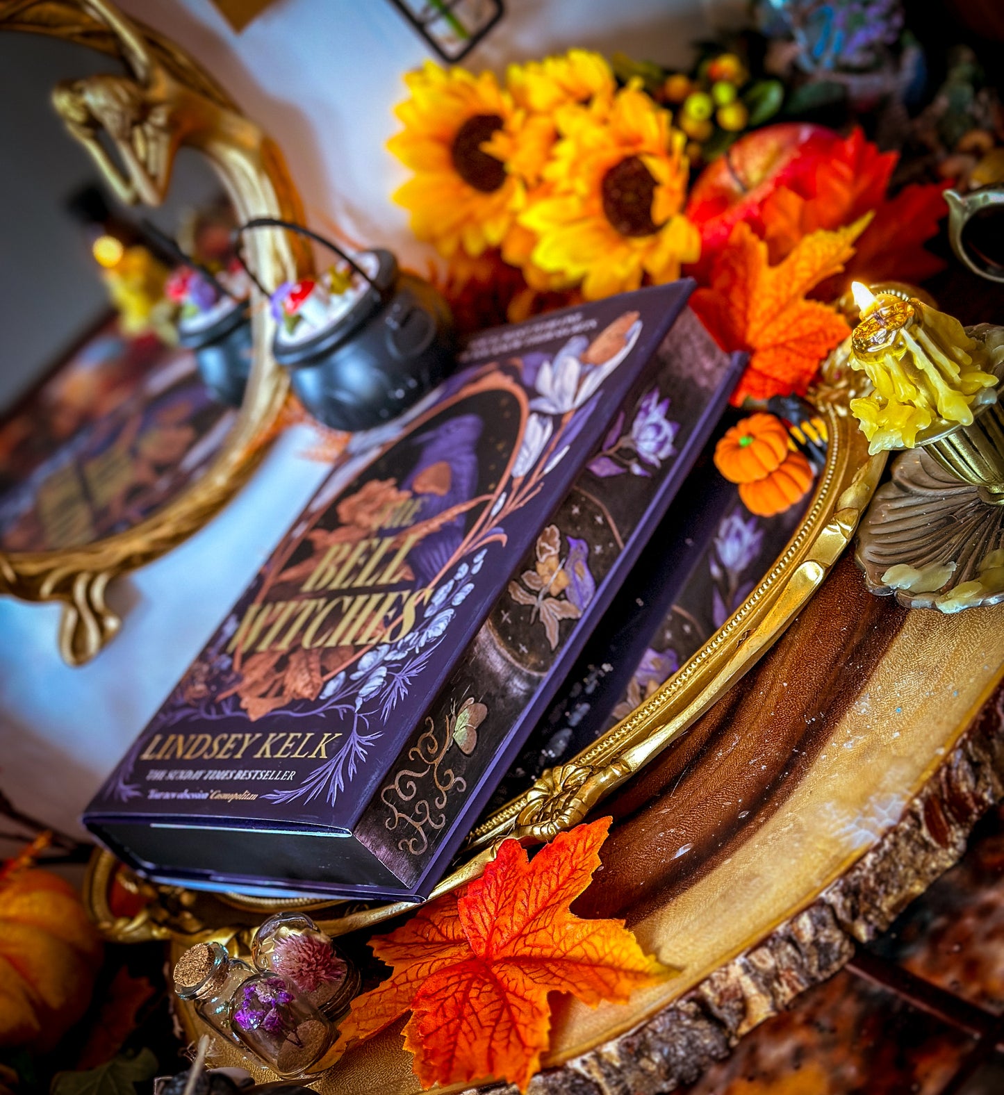 The Bell Witches HANDPAINTED BOOK EDGES - Lindsey Kelk Special Edition Book