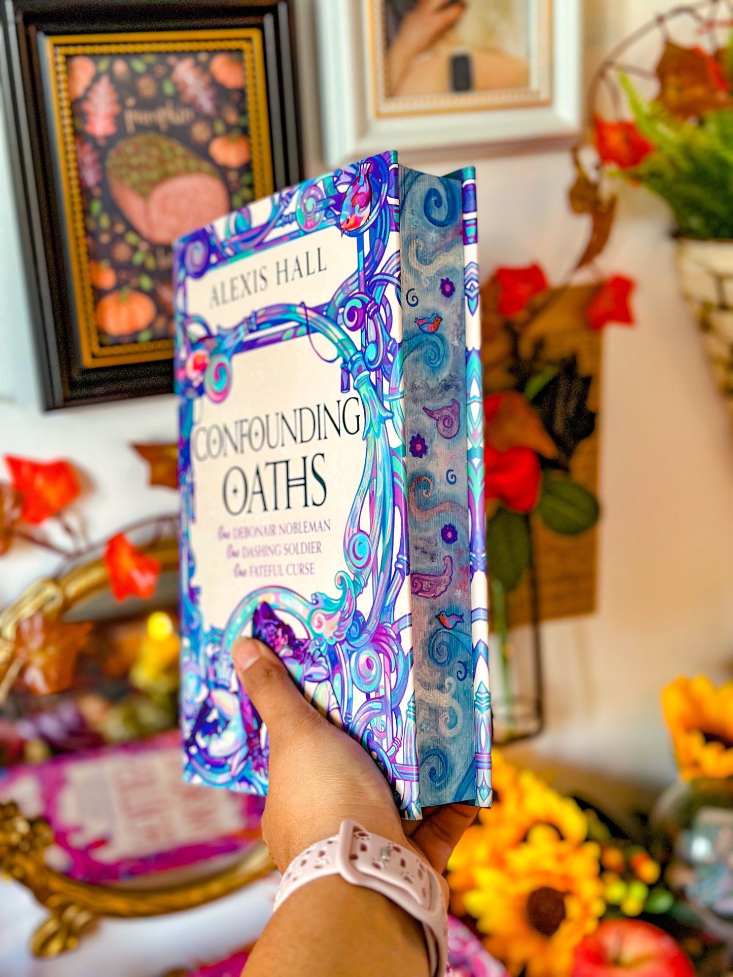 Confounding Oats HANDPAINTED BOOK EDGES - Mortal Follies - Special Edition Book