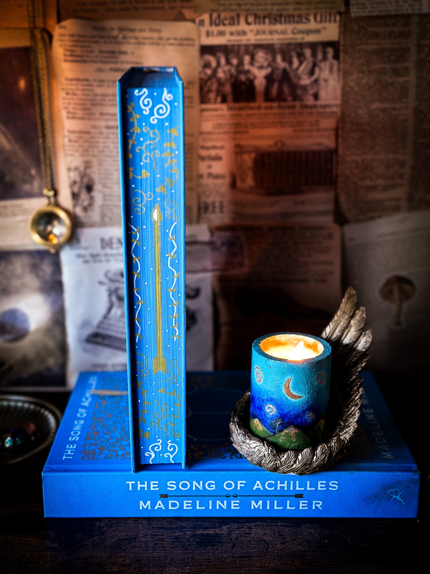 The Song of Achilles HANDPAINTED BOOK EDGES