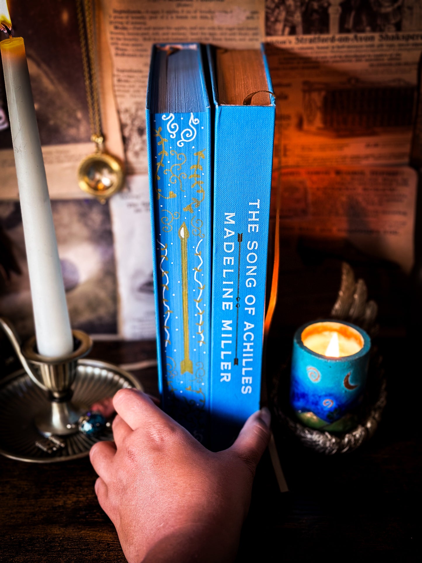 The Song of Achilles HANDPAINTED BOOK EDGES