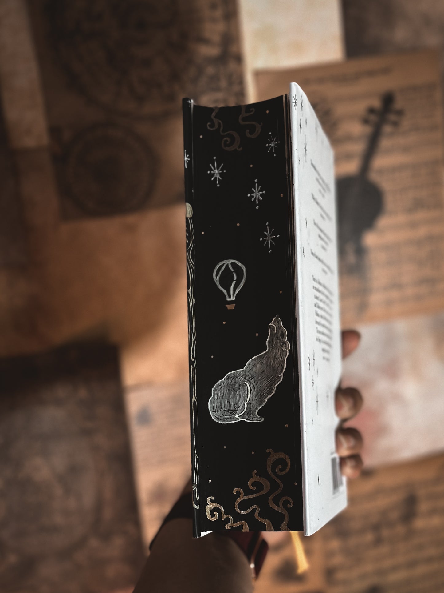 His Dark Materials HANDPAINTED BOOK EDGES