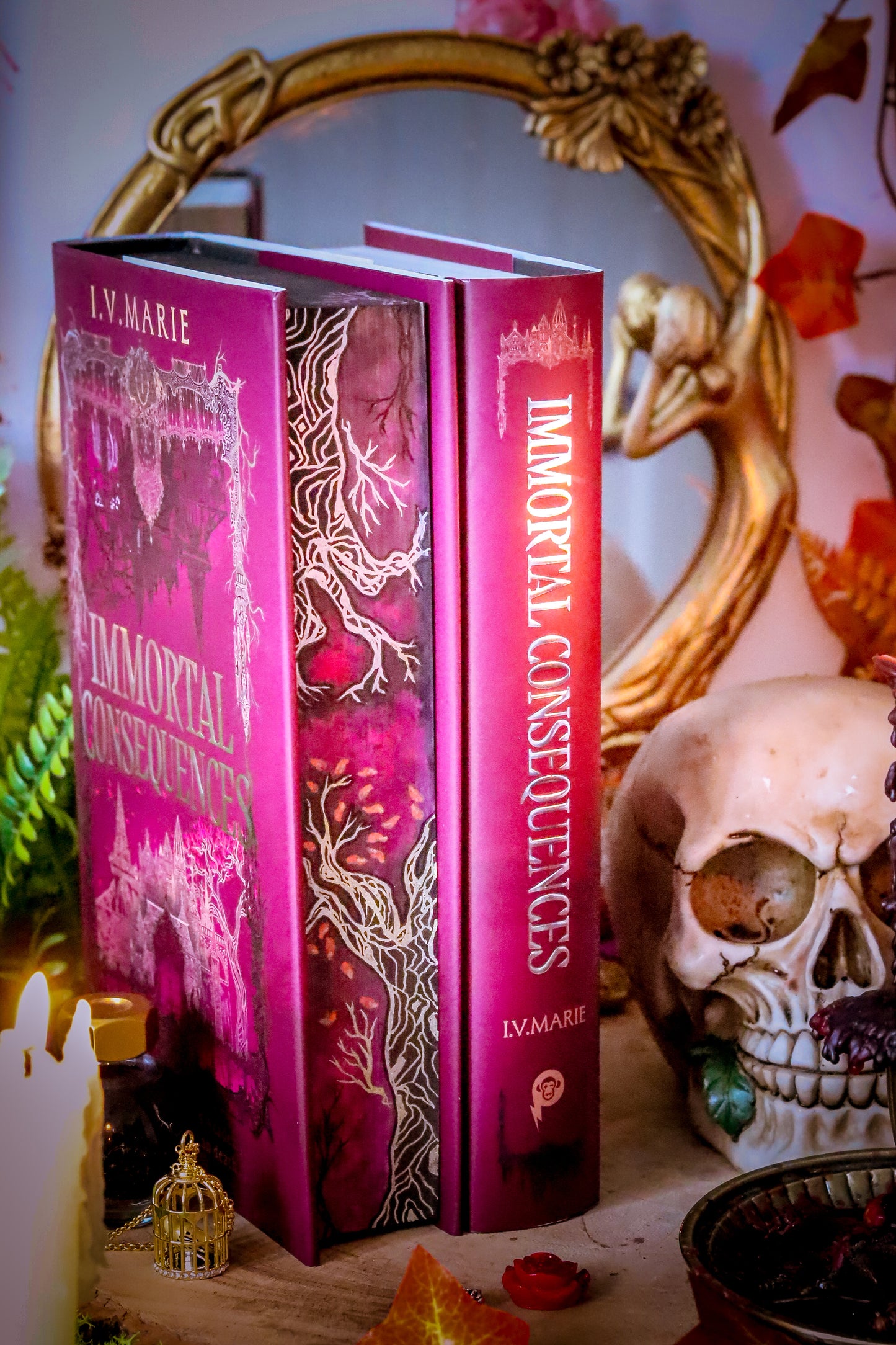 Immortal Consequences HANDPAINTED BOOK EDGES - Special Edition Book