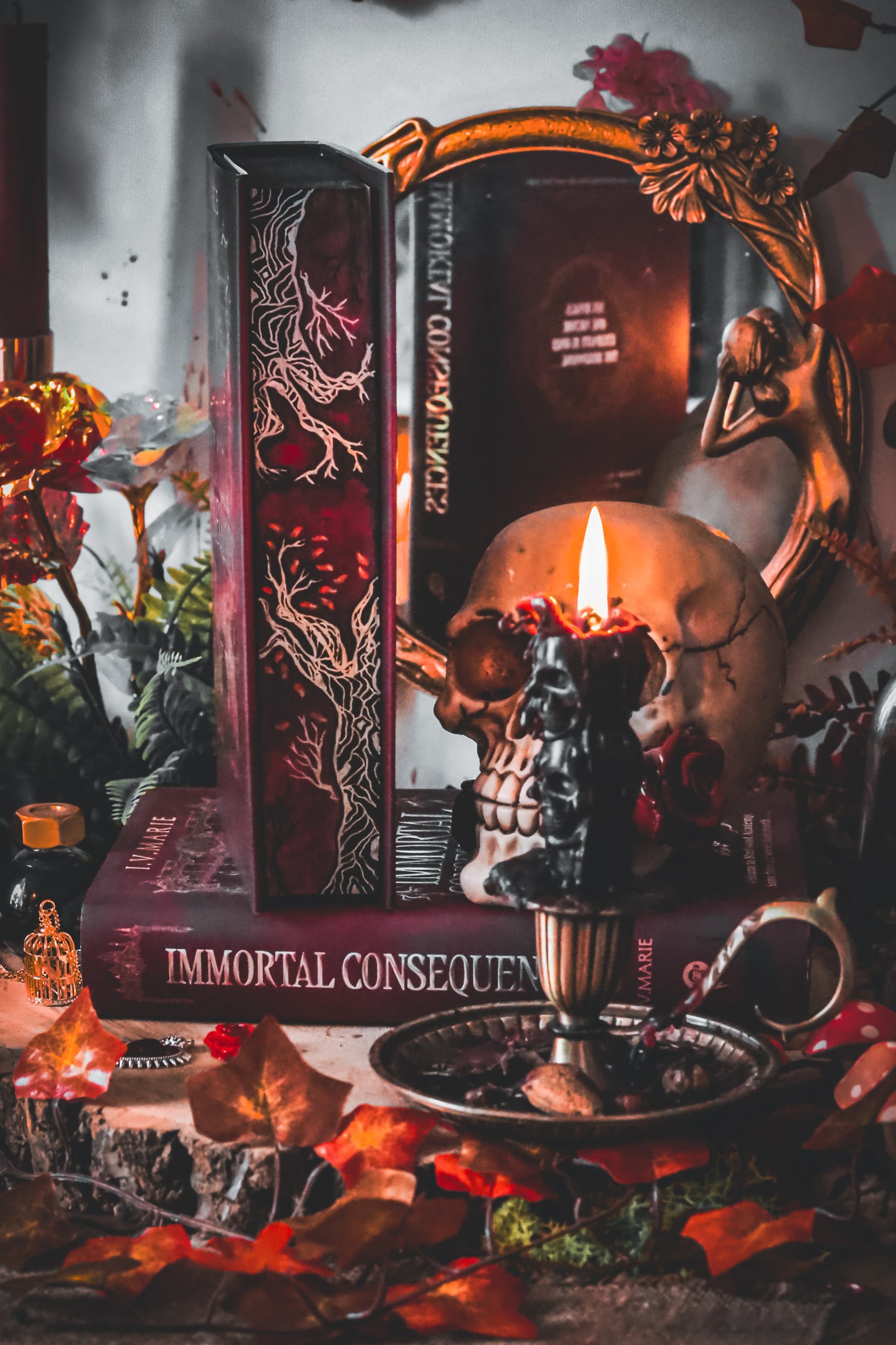 Immortal Consequences HANDPAINTED BOOK EDGES - Special Edition Book