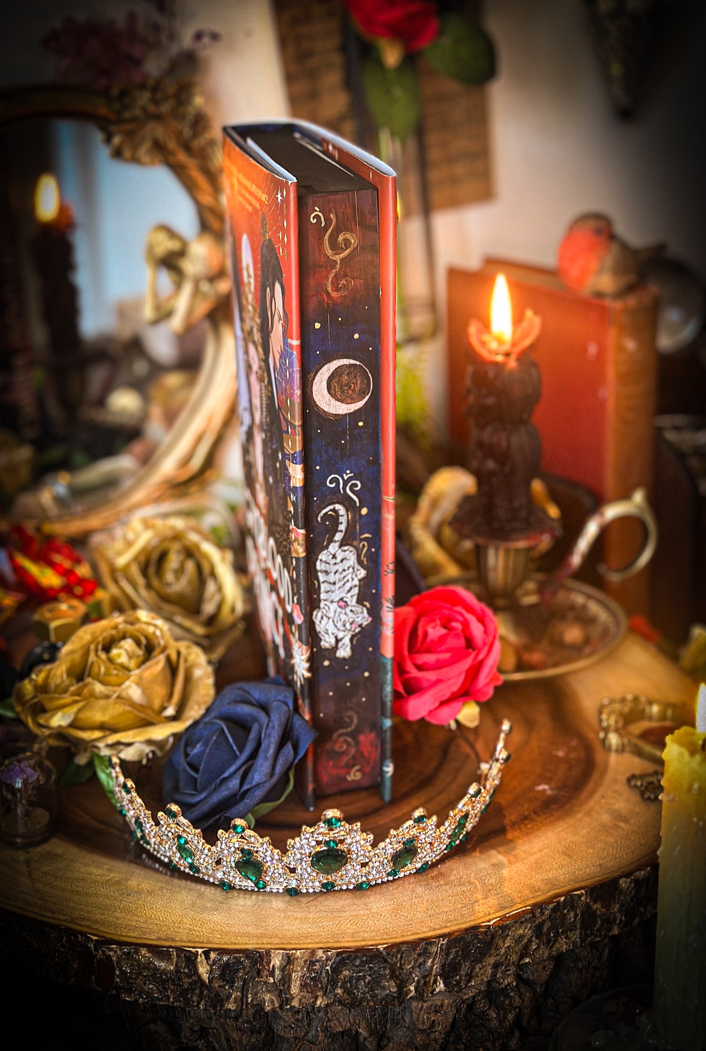 The Nightblood Prince hand-painted book edges - book by Molly X. Chang- SPECIAL EDITION BOOK