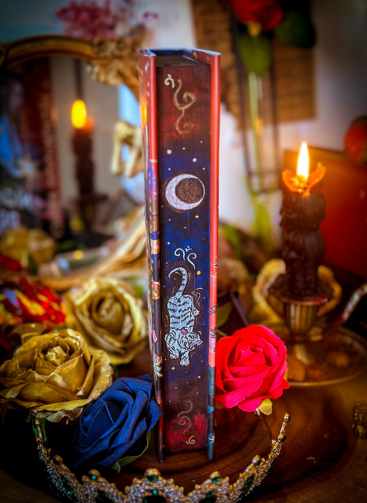 The Nightblood Prince hand-painted book edges - book by Molly X. Chang- SPECIAL EDITION BOOK