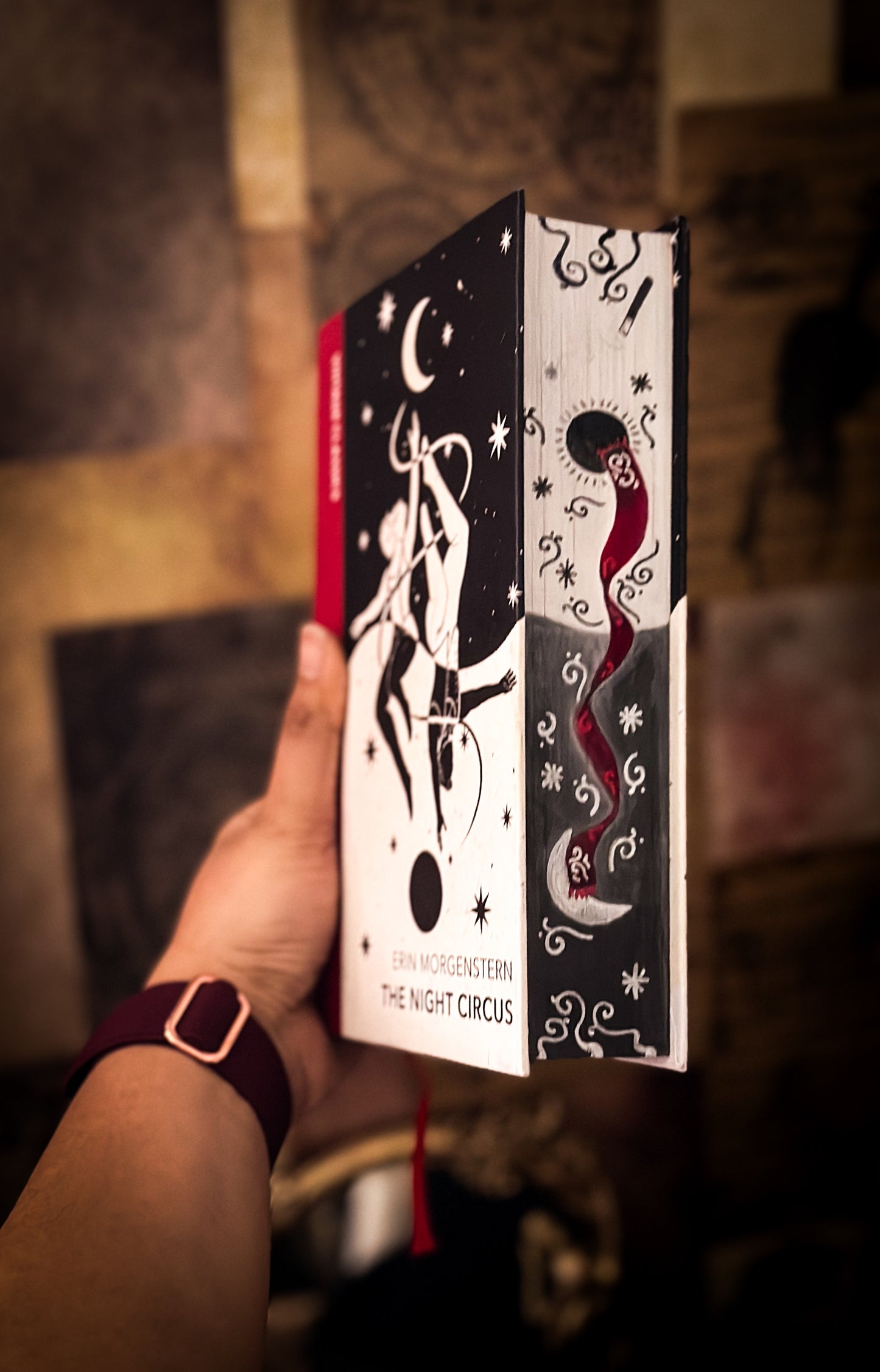 The Night Circus Hand-Painted Book Edges