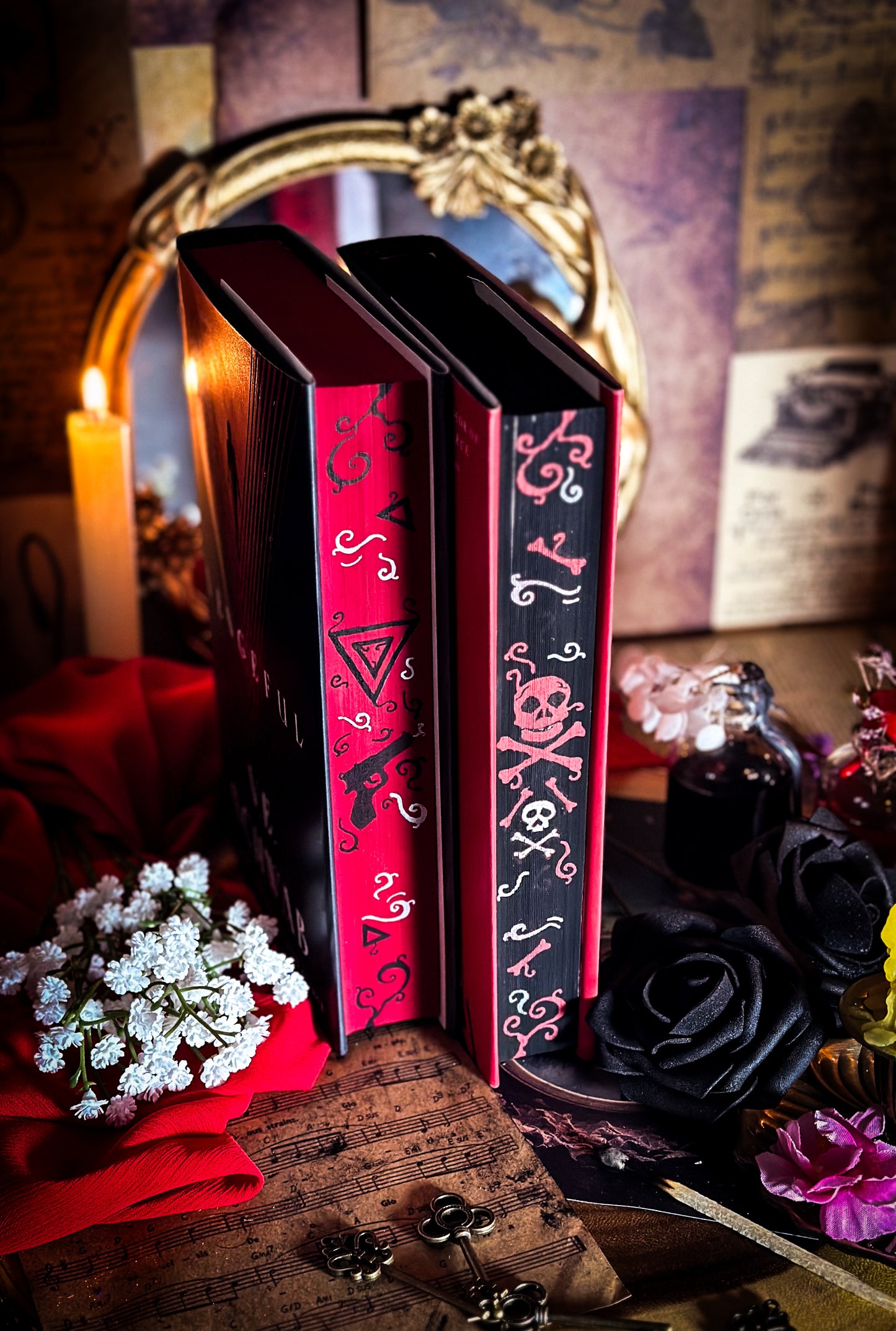 Viscous + Vengeful (Villains Series) HANDPAINTED BOOK EDGES