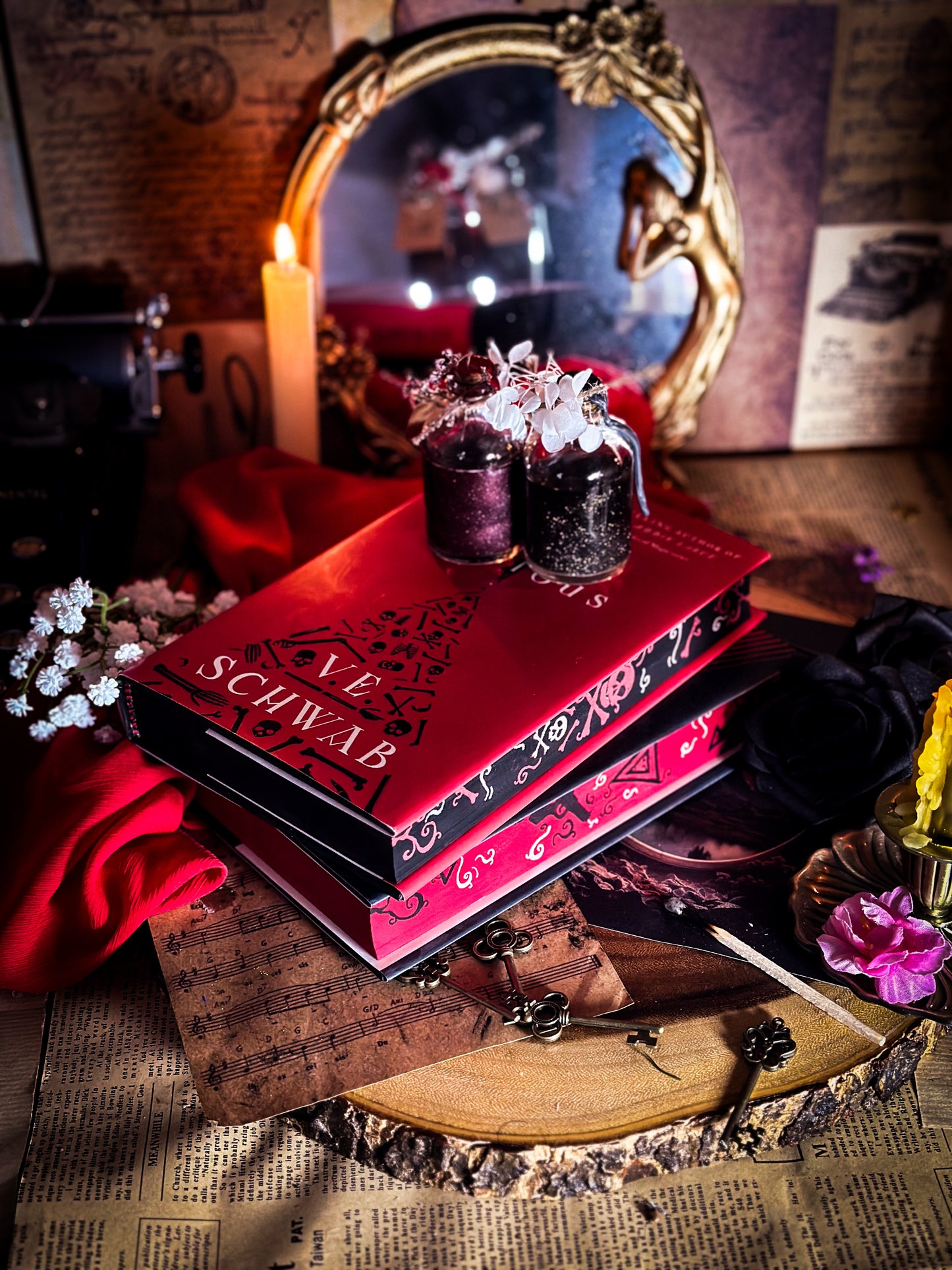 Viscous + Vengeful (Villains Series) HANDPAINTED BOOK EDGES
