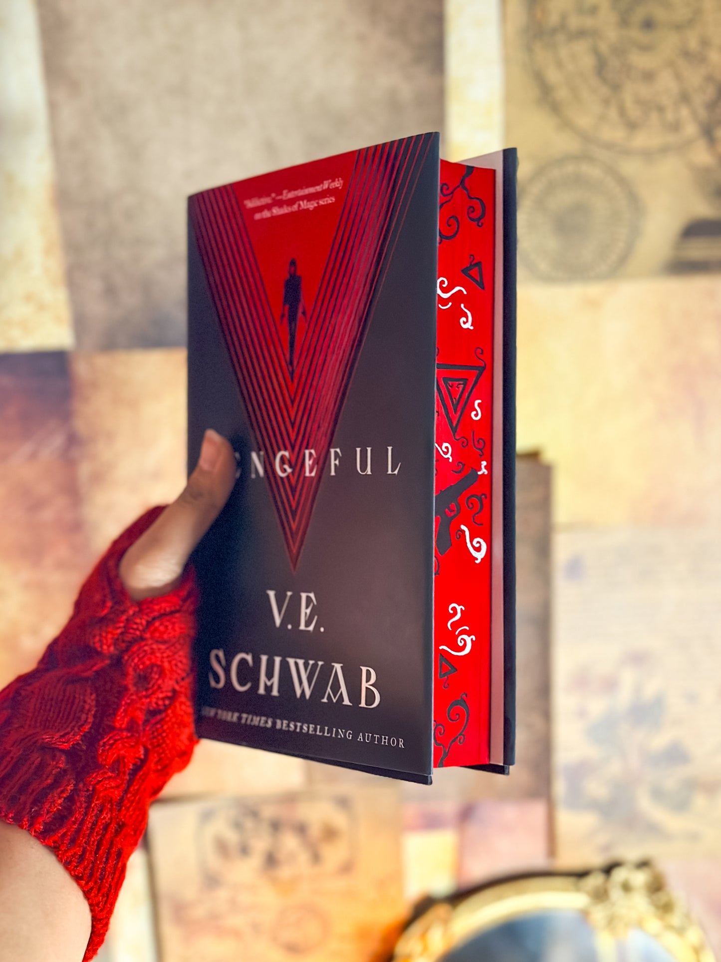 Viscous + Vengeful (Villains Series) HANDPAINTED BOOK EDGES