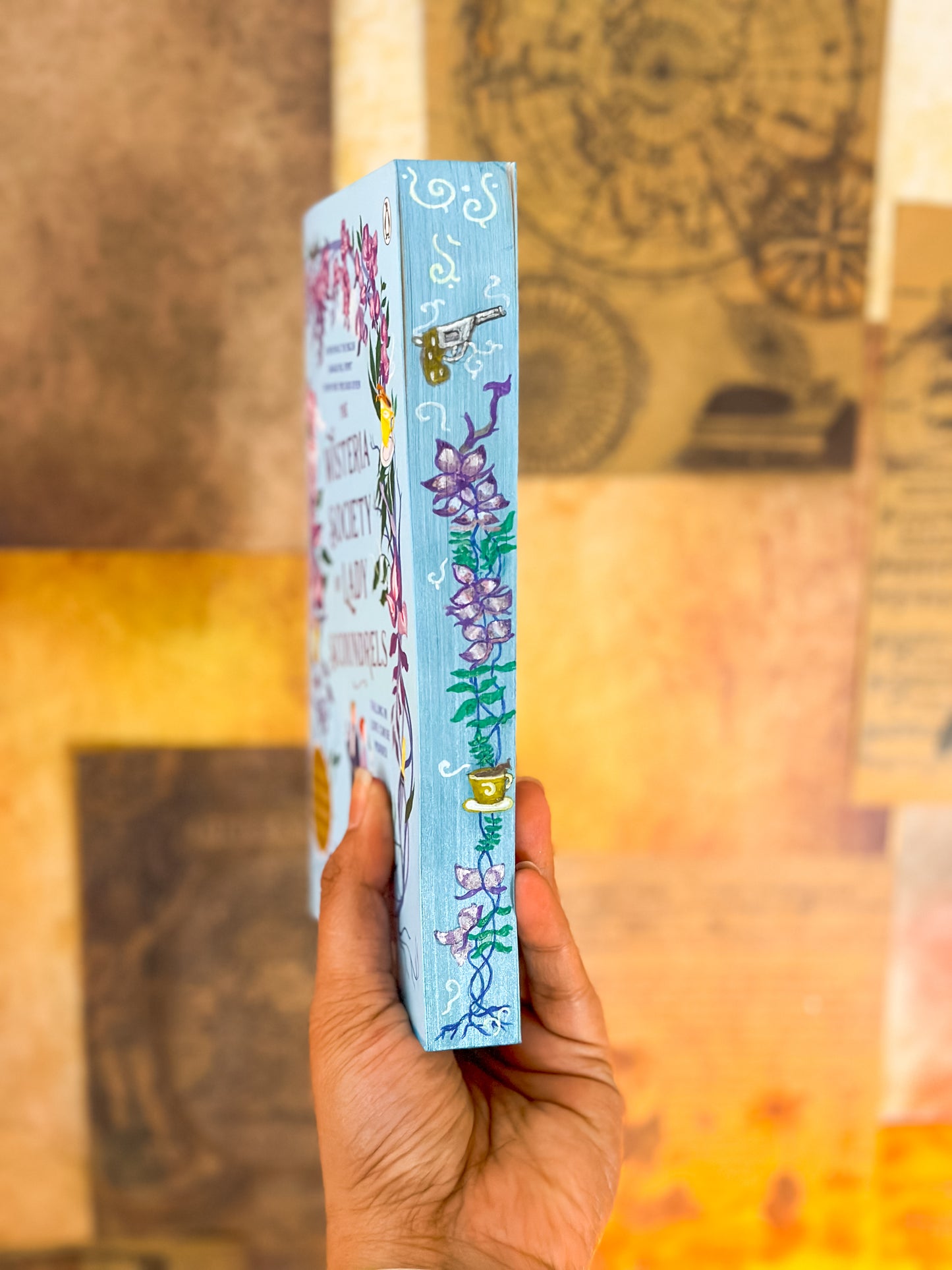 DANGEROUS DAMSELS Series Hand-Painted Edges