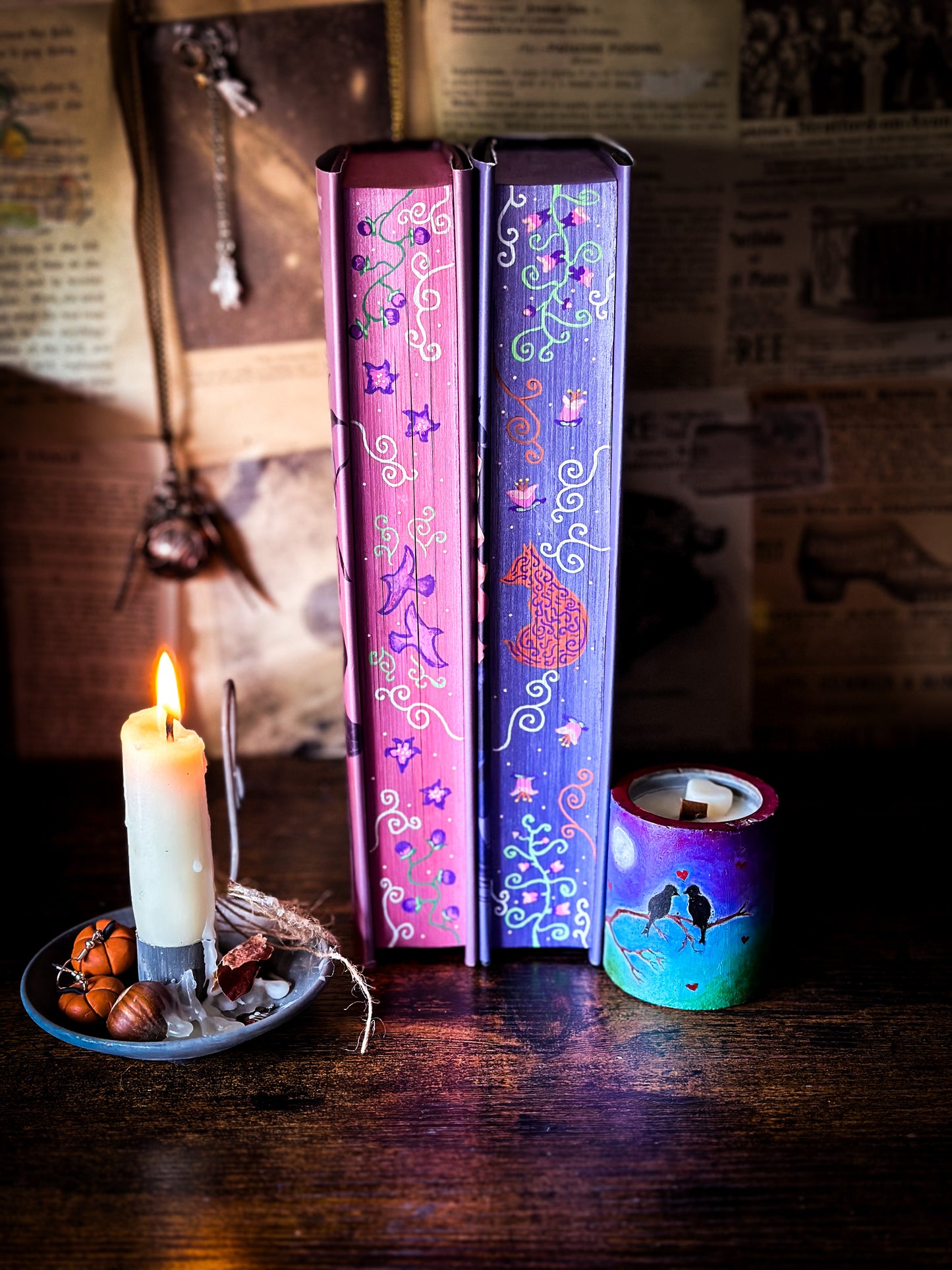 BELLADONNA & FOXGLOVE Hand-painted Edges