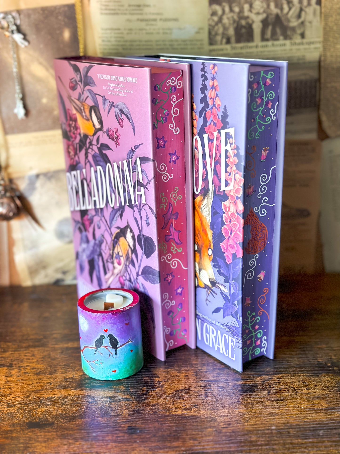 BELLADONNA & FOXGLOVE Hand-painted Edges