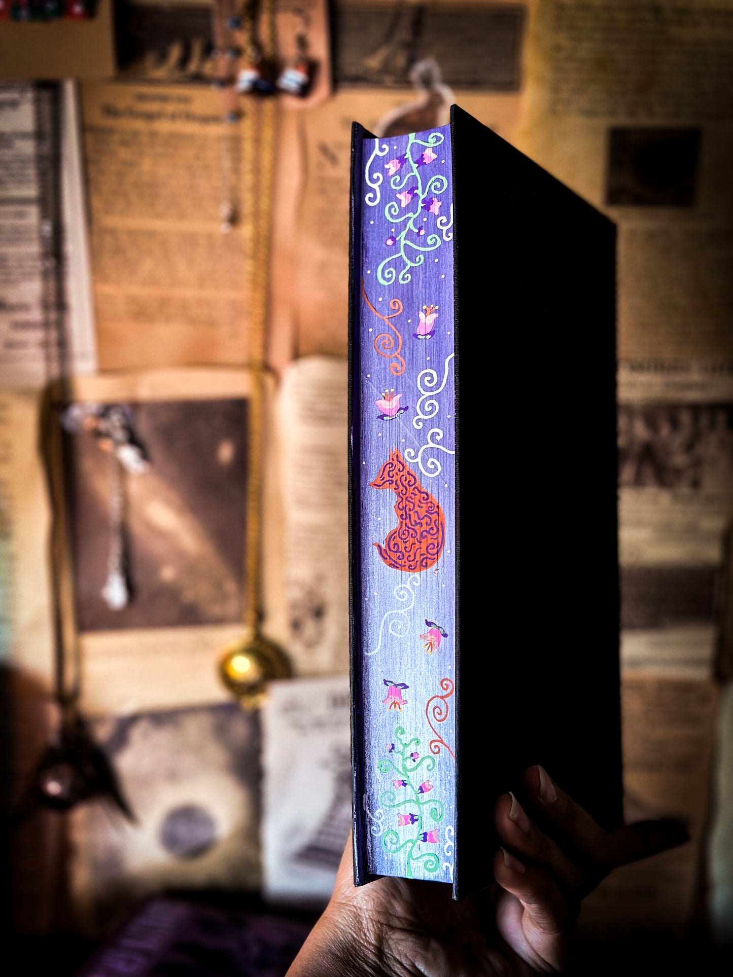 BELLADONNA & FOXGLOVE Hand-painted Edges