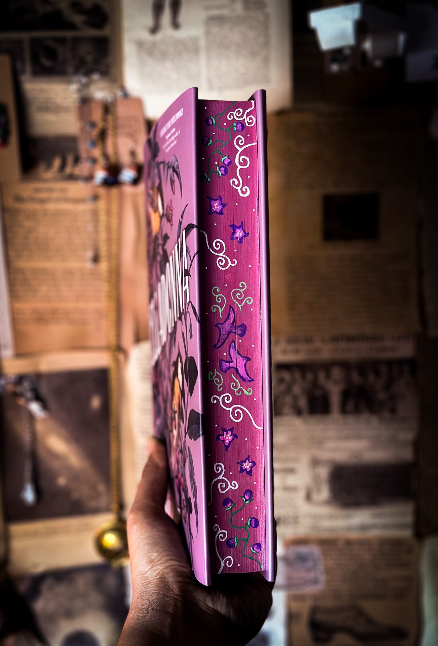 BELLADONNA & FOXGLOVE Hand-painted Edges