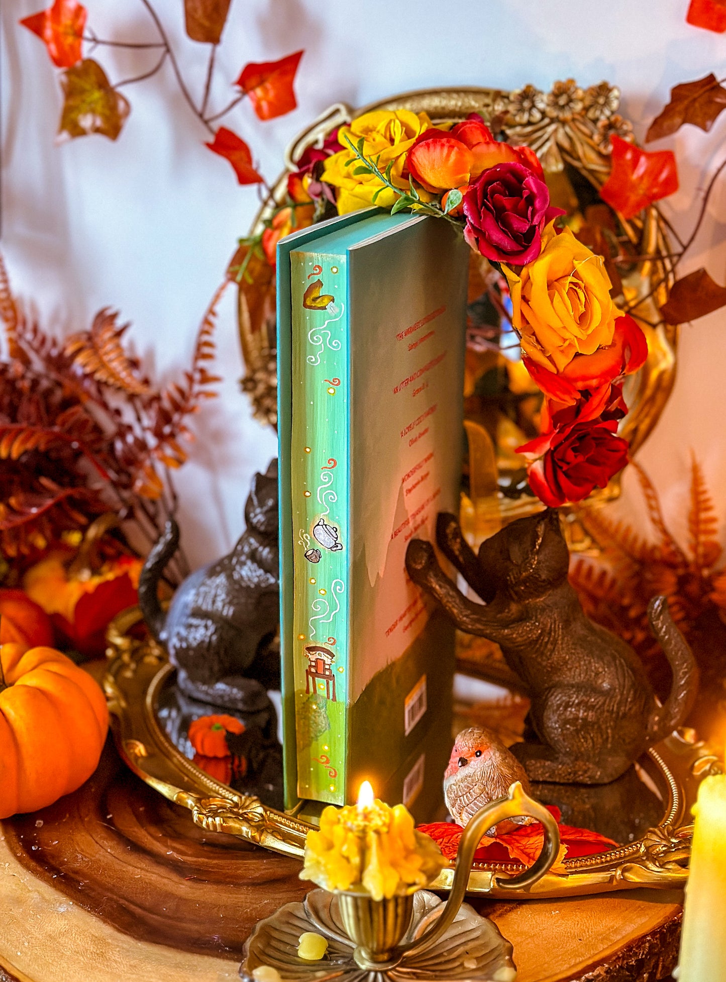The Teller of Small Fortunes HANDPAINTED BOOK EDGES - Julie Leong - Foreedge Painting