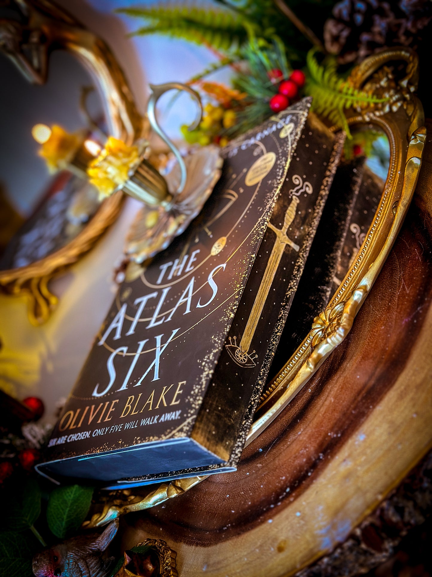 The Atlas Six hand-painted book edges - Olivie Blake Books - Special Edition