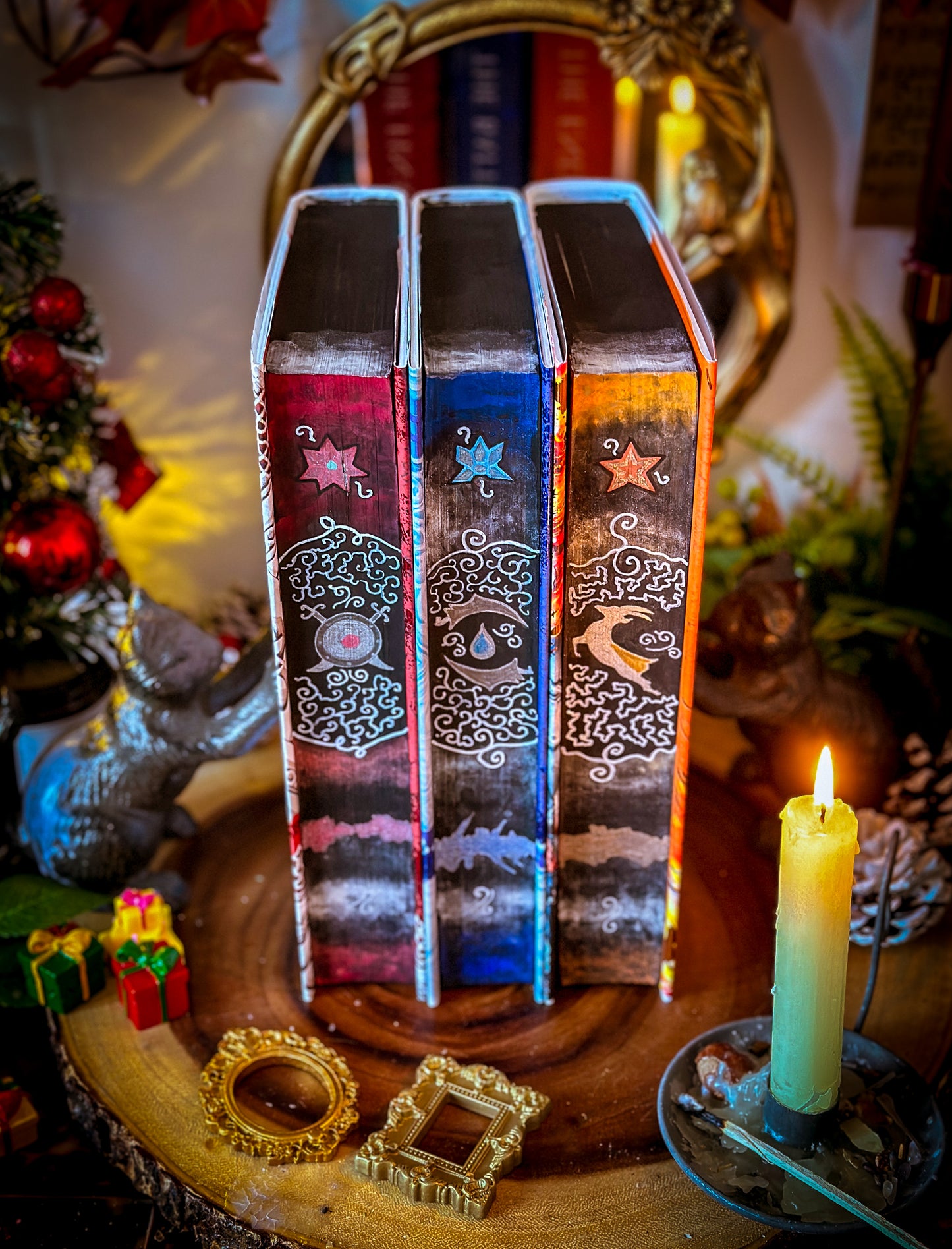 THE FINAL STRIFE hand-painted book edges - The Ending Fire Trilogy Saara El-Arifi Books