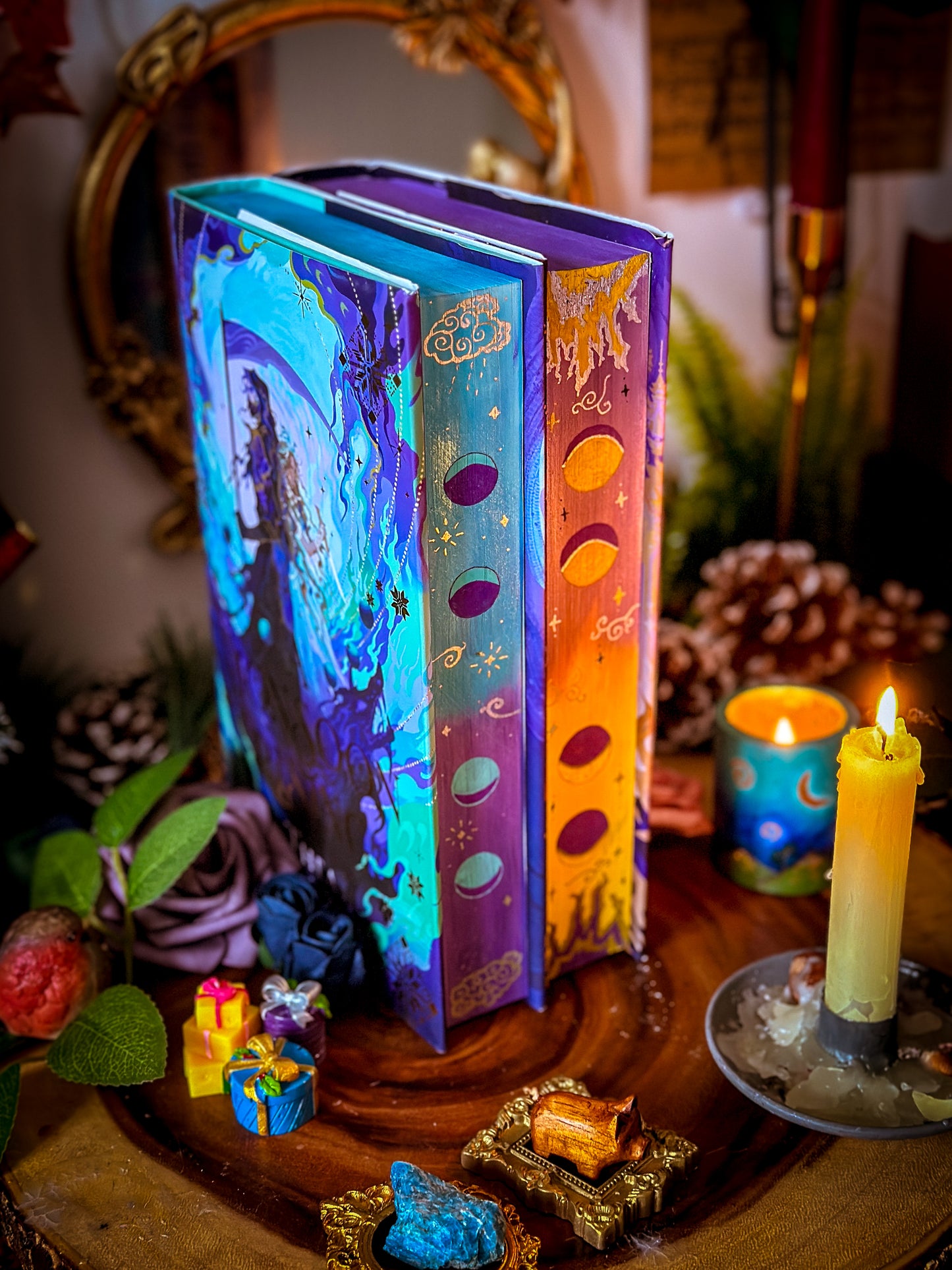A Monsoon Rising HANDPAINTED BOOK EDGES - Thea Guanzon - Fore-edge Painting