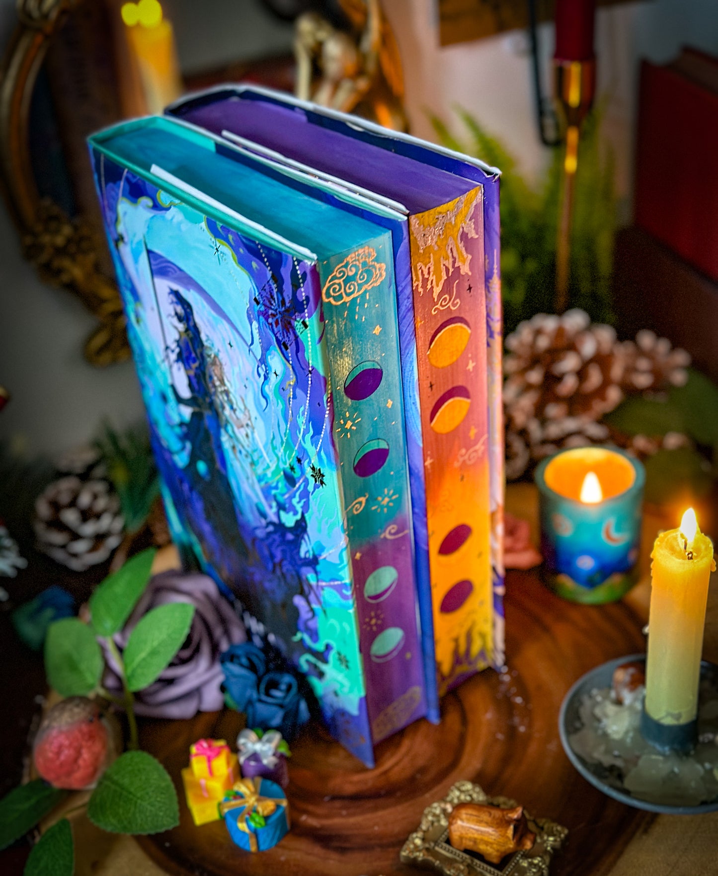 A Monsoon Rising HANDPAINTED BOOK EDGES - Thea Guanzon - Fore-edge Painting