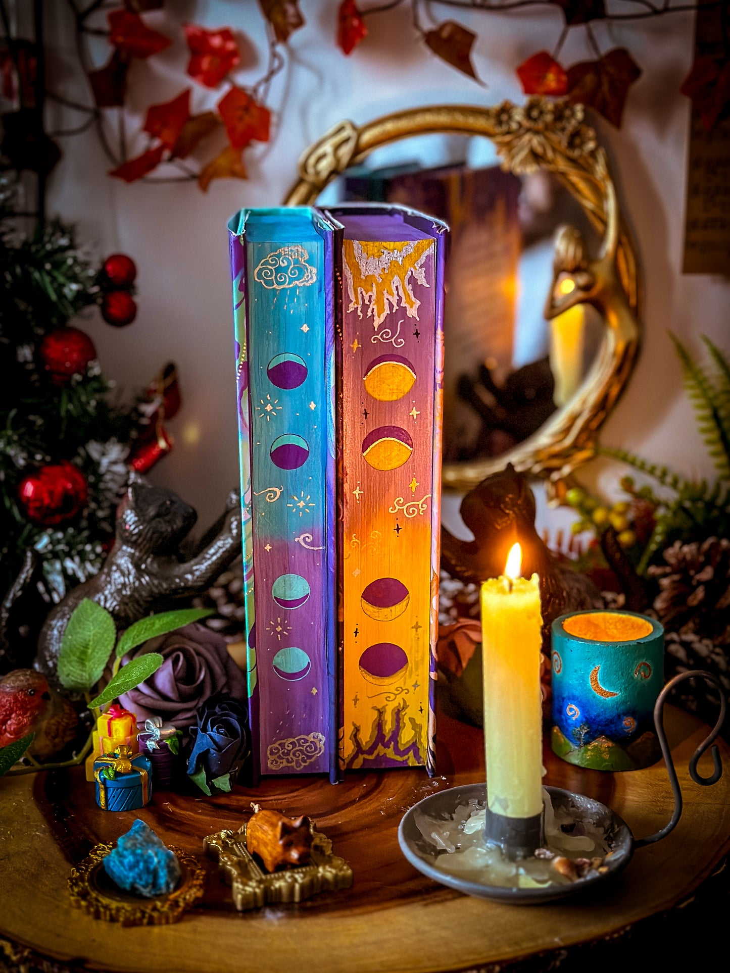 A Monsoon Rising HANDPAINTED BOOK EDGES - Thea Guanzon - Fore-edge Painting