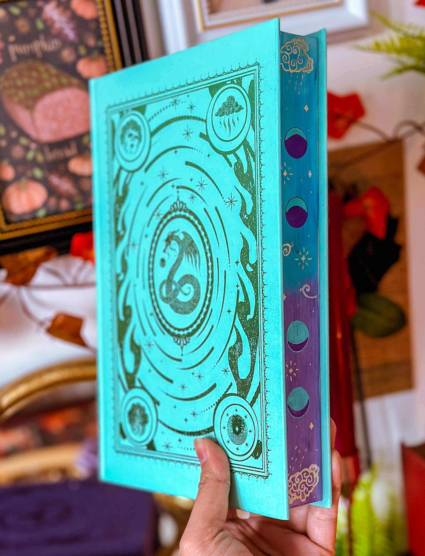 A Monsoon Rising HANDPAINTED BOOK EDGES - Thea Guanzon - Fore-edge Painting