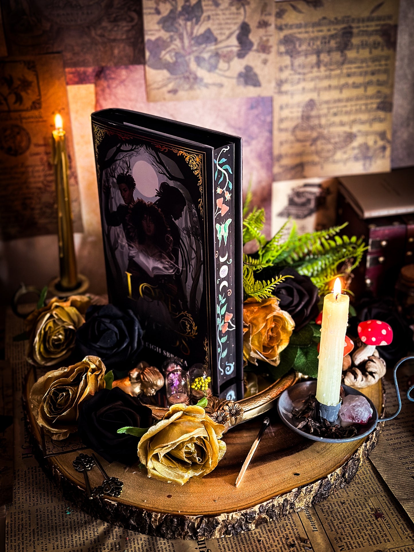 Lore of the Wilds HANDPAINTED BOOK EDGES -