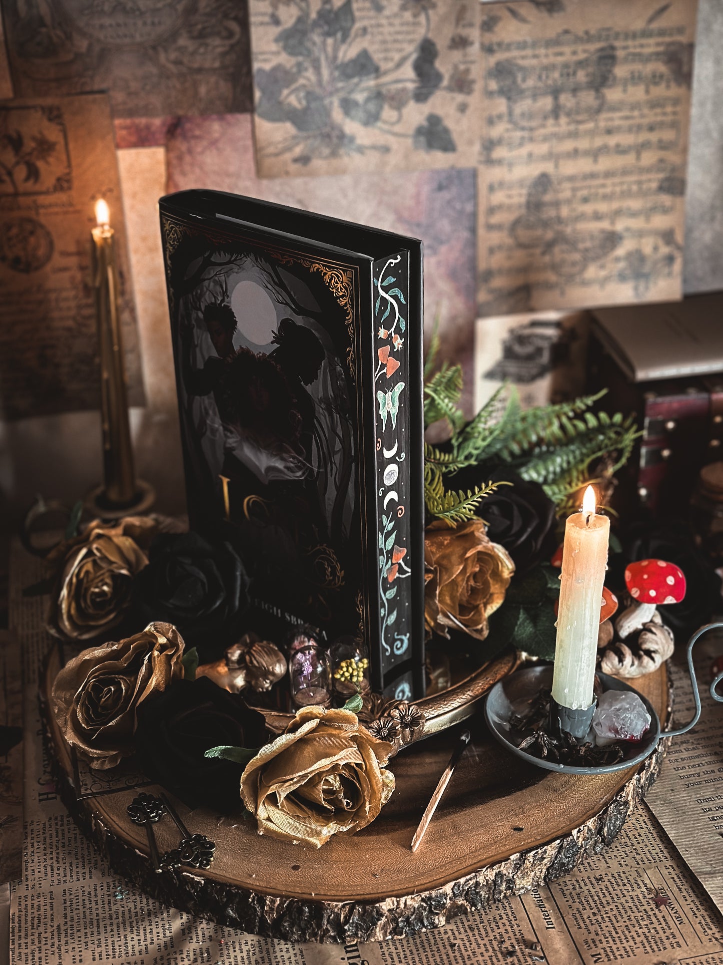 Lore of the Wilds HANDPAINTED BOOK EDGES -