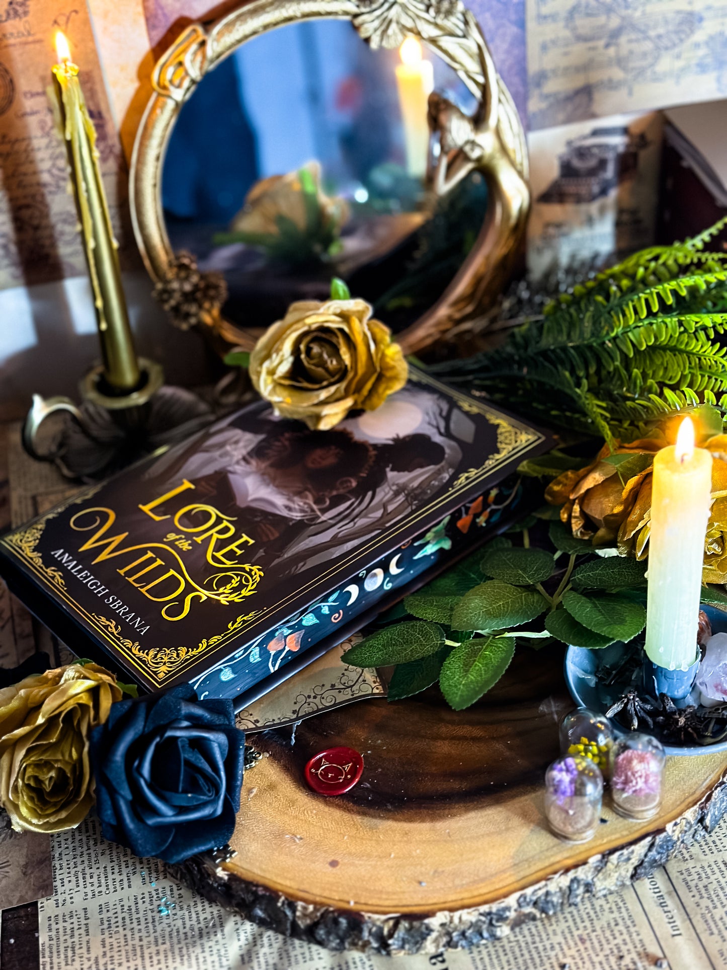 Lore of the Wilds HANDPAINTED BOOK EDGES -