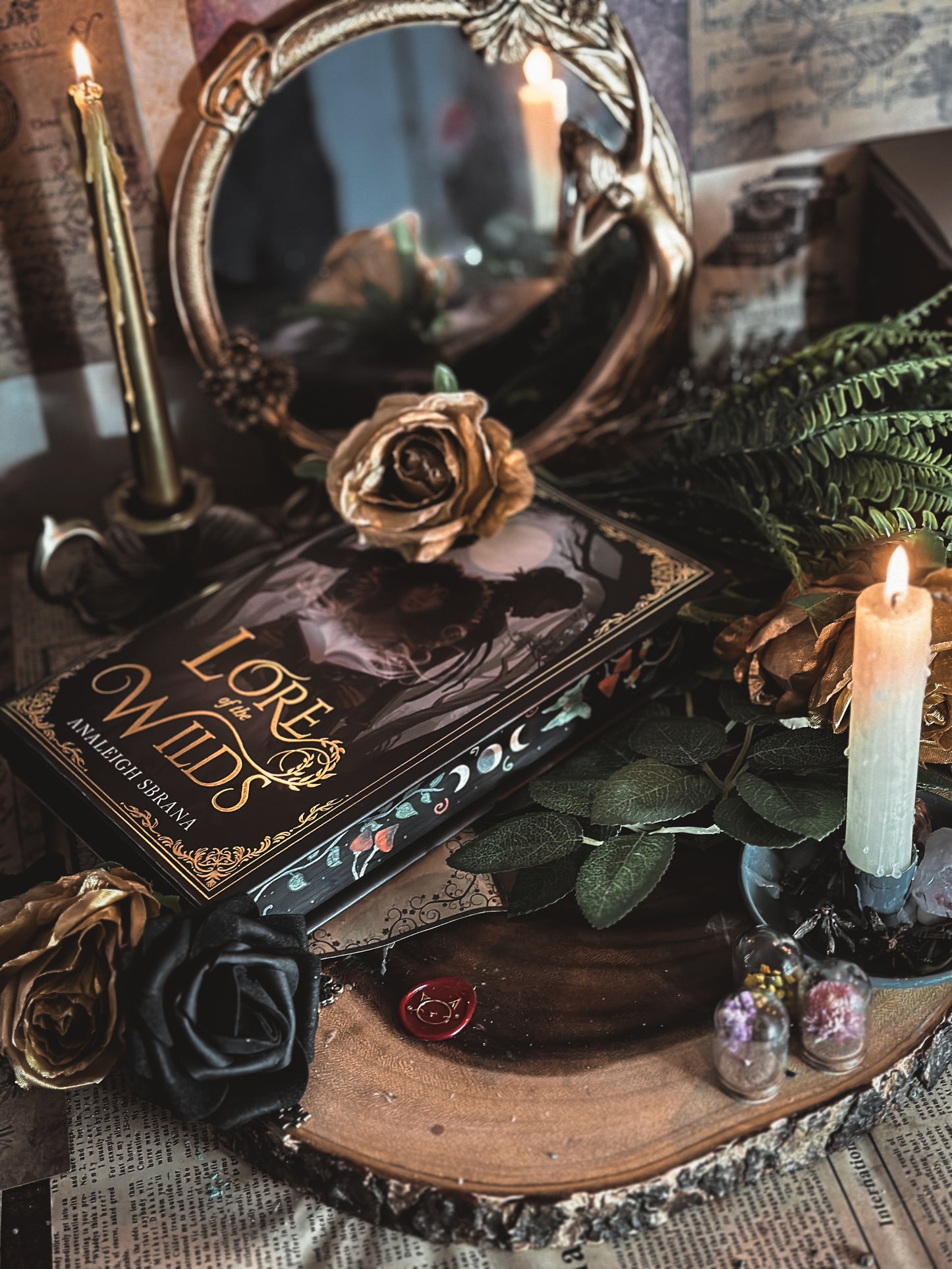 Lore of the Wilds HANDPAINTED BOOK EDGES -