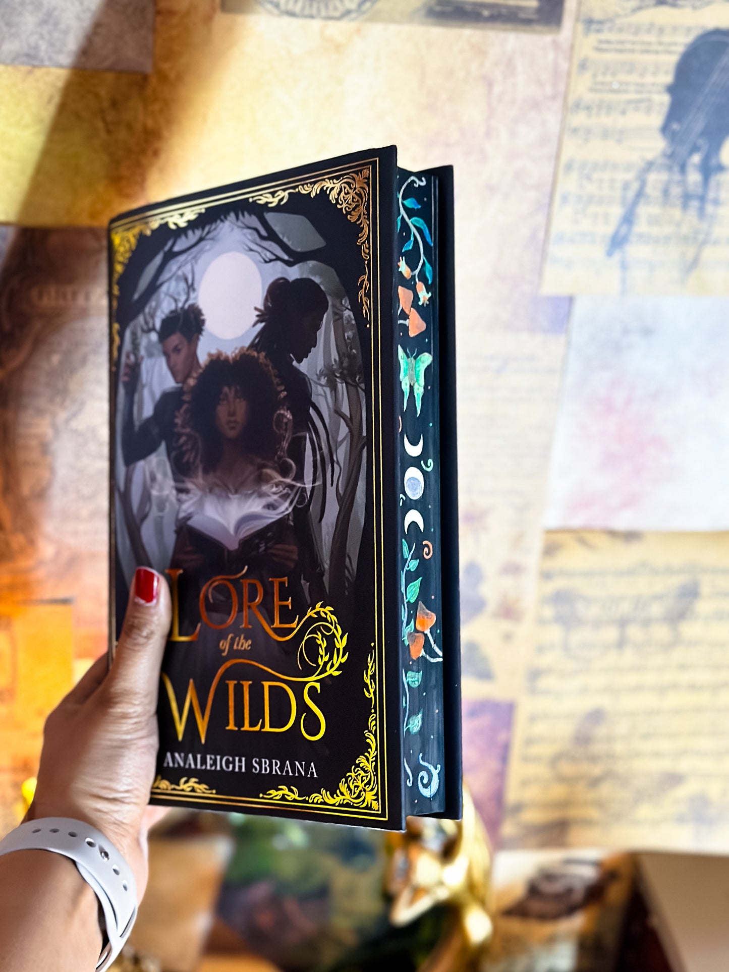 Lore of the Wilds HANDPAINTED BOOK EDGES -