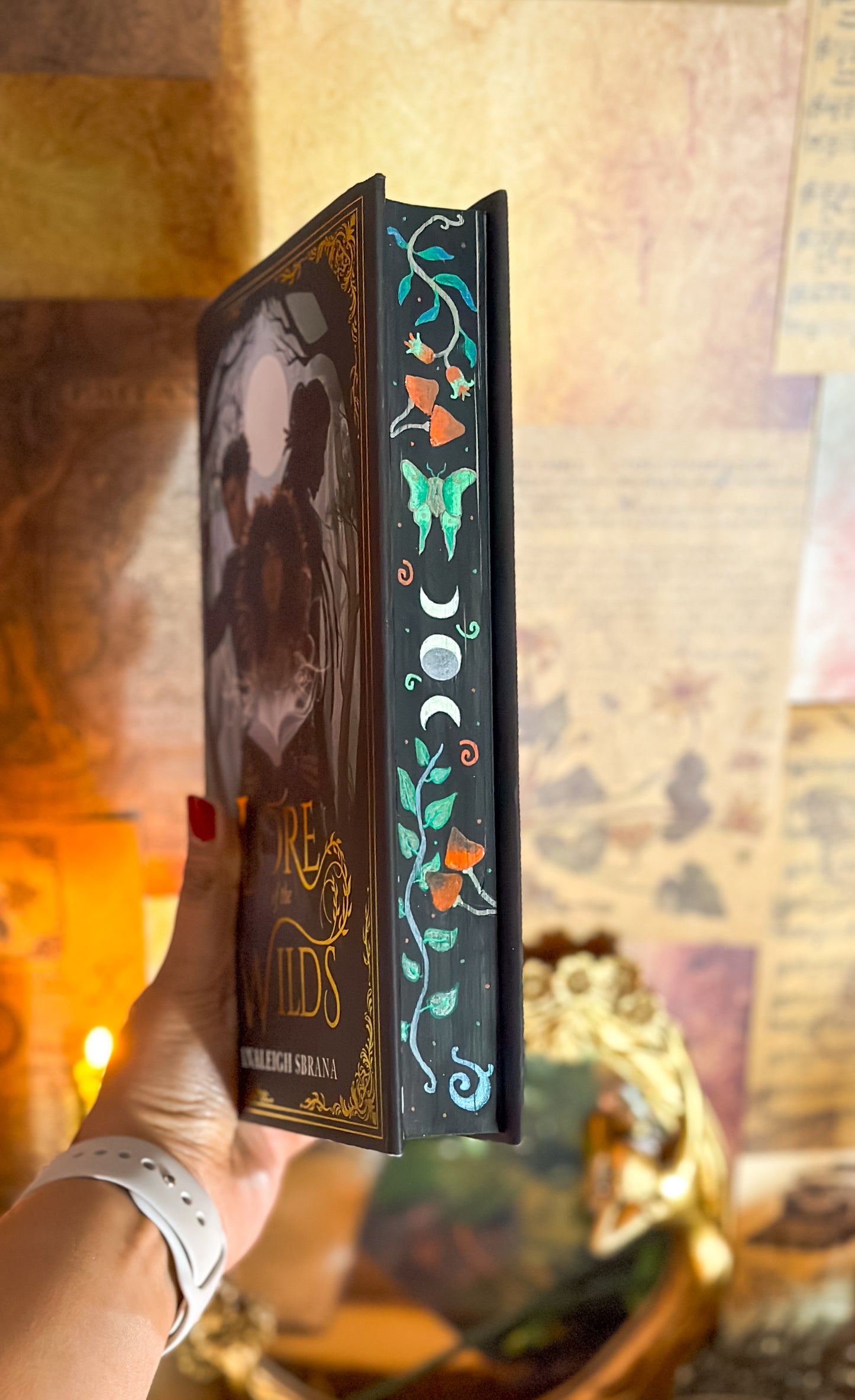 Lore of the Wilds HANDPAINTED BOOK EDGES -