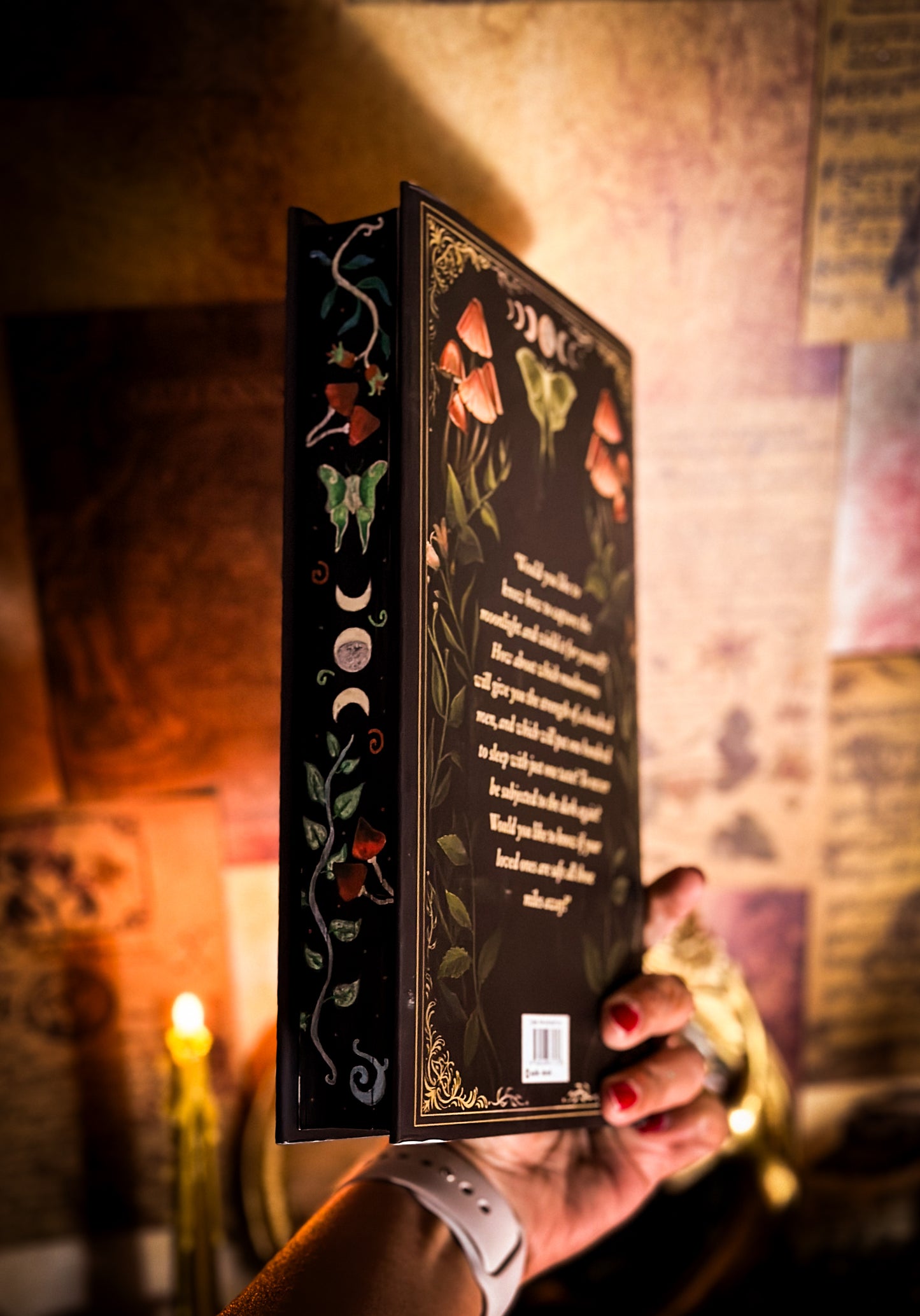 Lore of the Wilds HANDPAINTED BOOK EDGES -