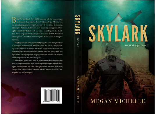 Custom hand-painted book edges for SKYLARK