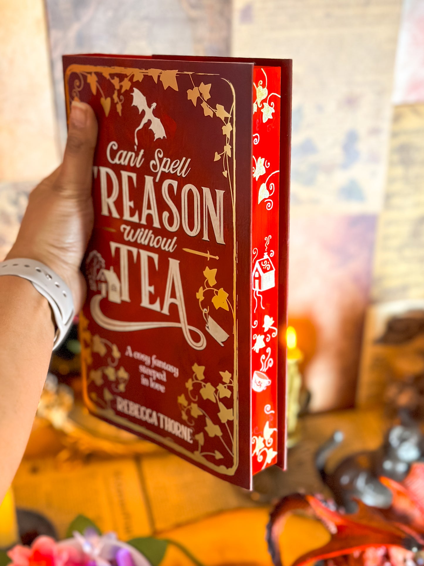 Can't Spell Treason Without Tea Hand-Painted Book Edges (UK Edition)