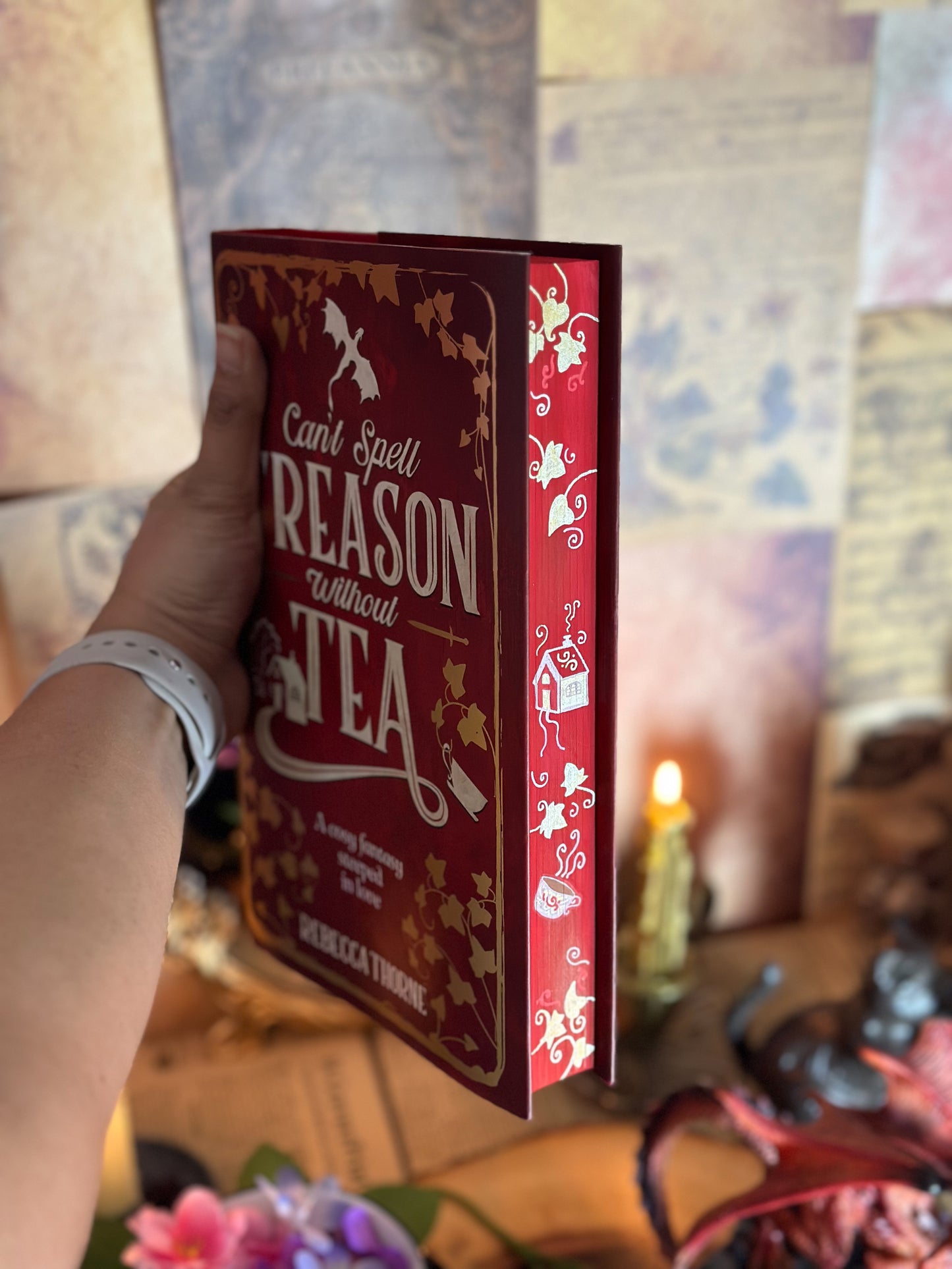 Can't Spell Treason Without Tea Hand-Painted Book Edges (UK Edition)