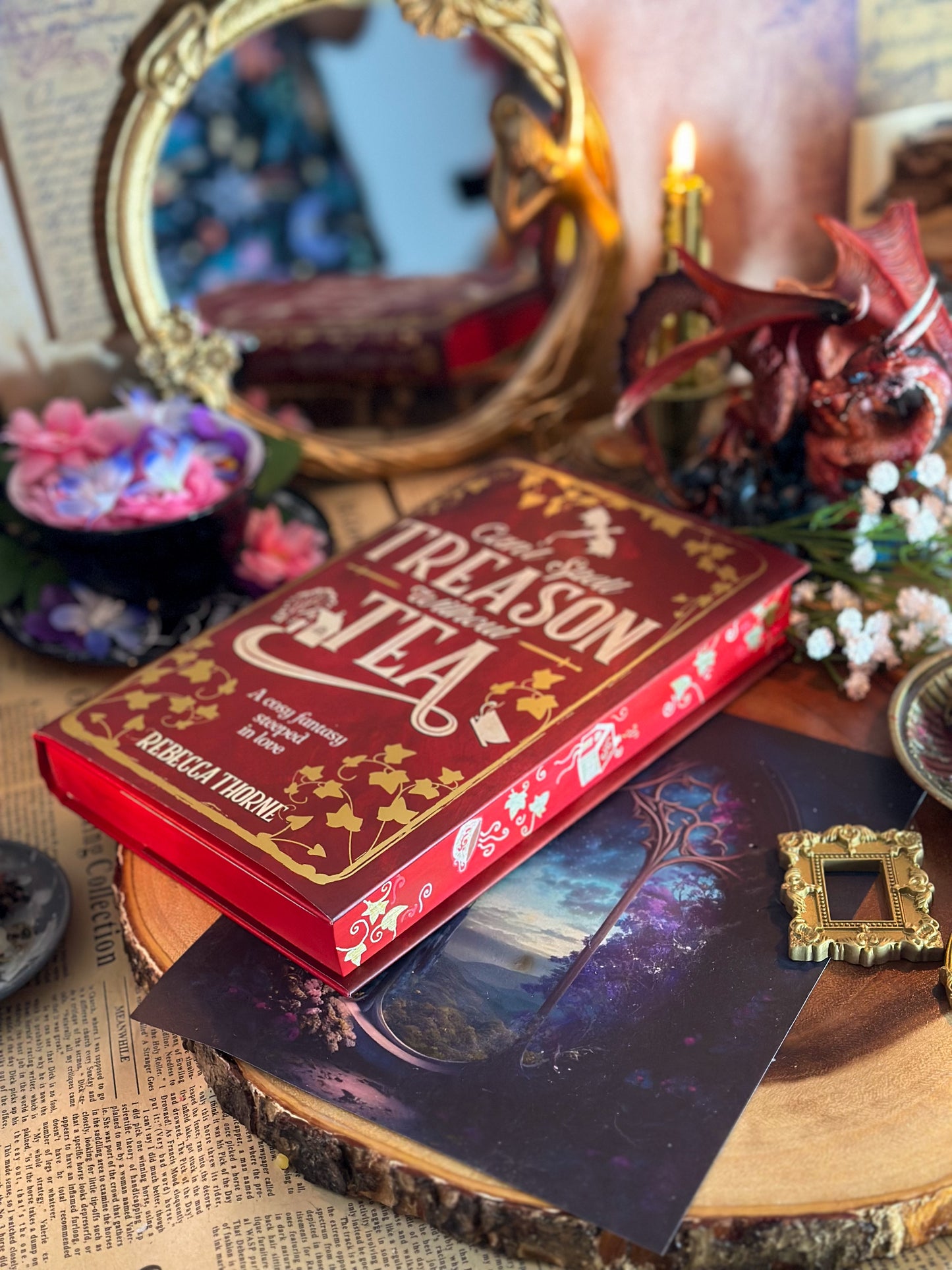 Can't Spell Treason Without Tea Hand-Painted Book Edges (UK Edition)