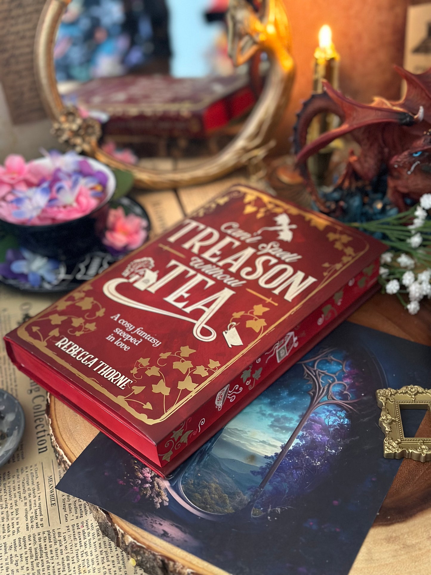 Can't Spell Treason Without Tea Hand-Painted Book Edges (UK Edition)