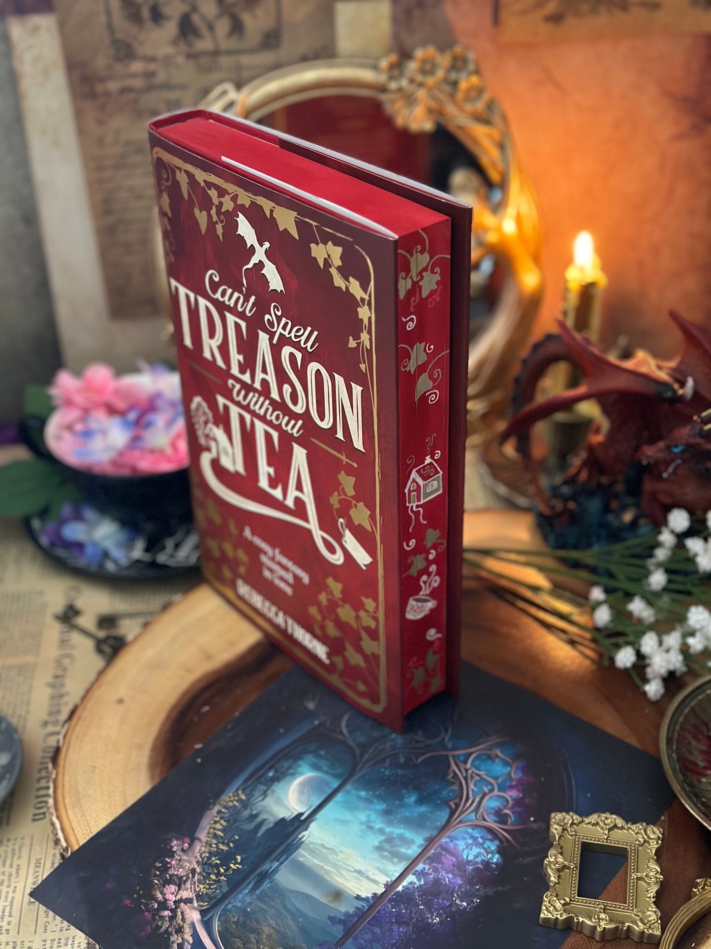 Can't Spell Treason Without Tea Hand-Painted Book Edges (UK Edition)