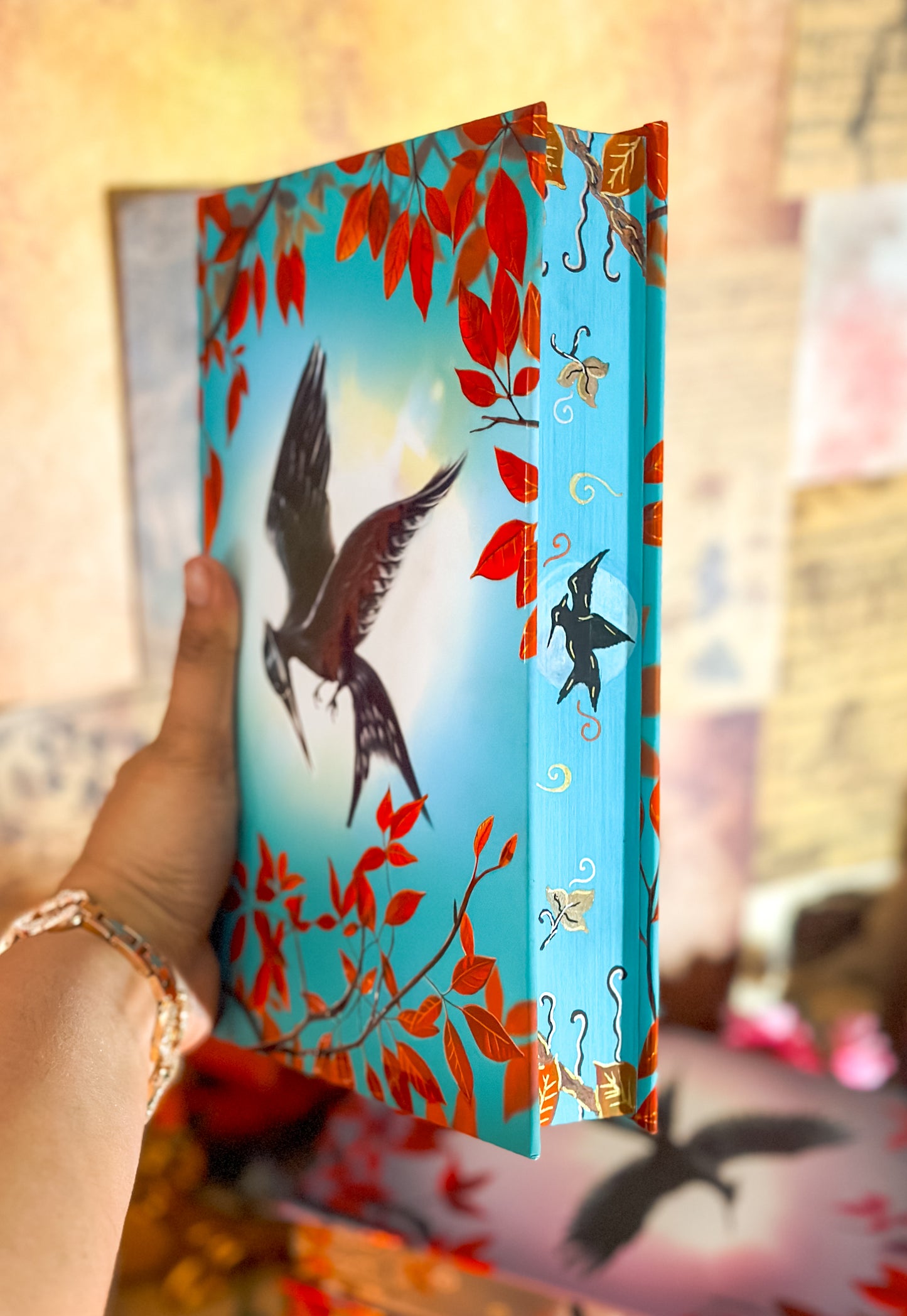 The Hunger Games Series Boxset Hand-painted Book Edges