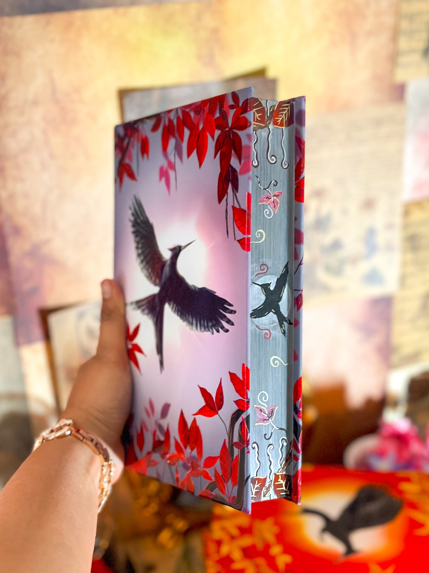 The Hunger Games Series Boxset Hand-painted Book Edges