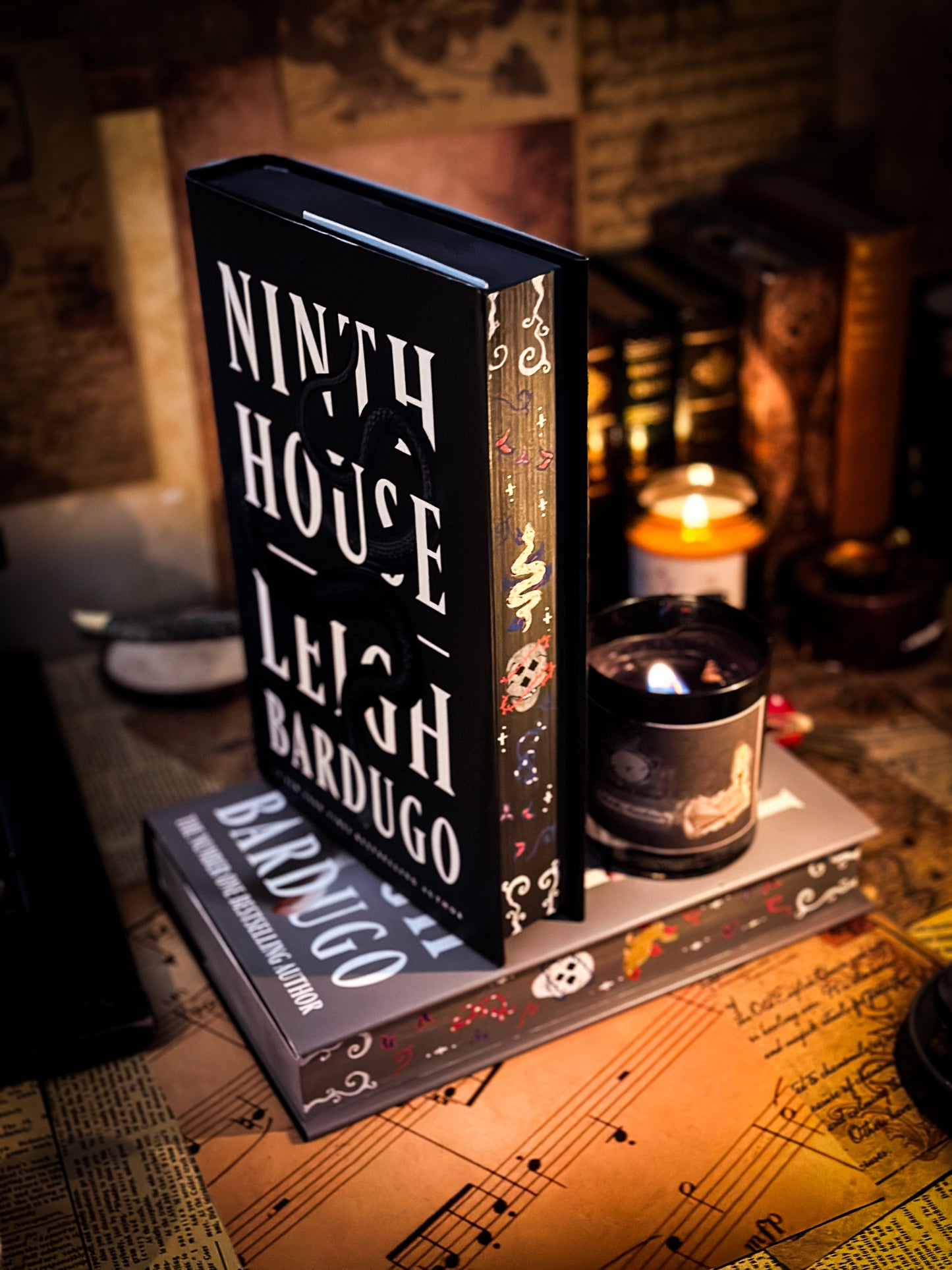 Ninth House & Hell Bent HAND-PAINTED EDGES