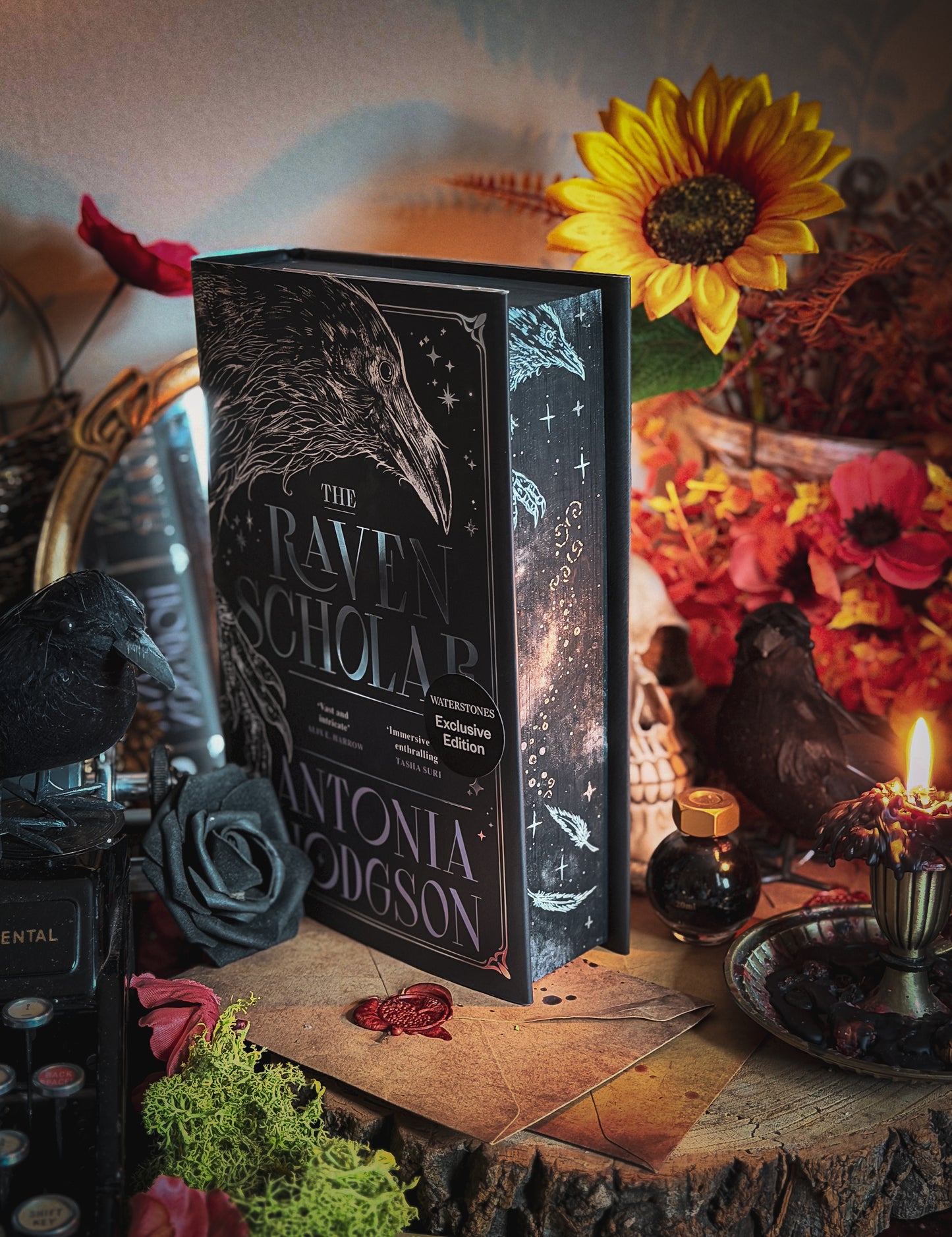 The Raven Scholar Hand-painted Book Edges - Antonia Hodgson Special Edition Book